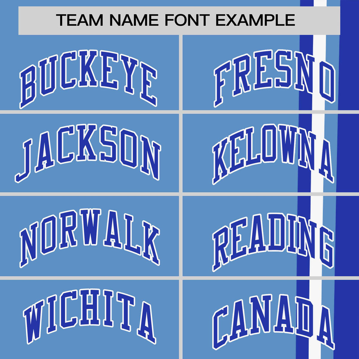 Custom Powder Blue Royal Blue-White Crew neck Color Contrast Design T-Shirts