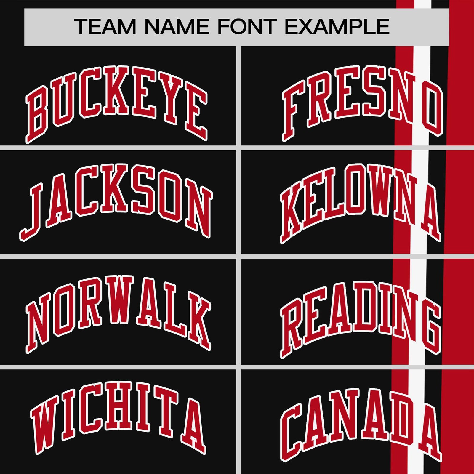 Custom Black Royal Red-White Crew neck Color Contrast Design T-Shirts