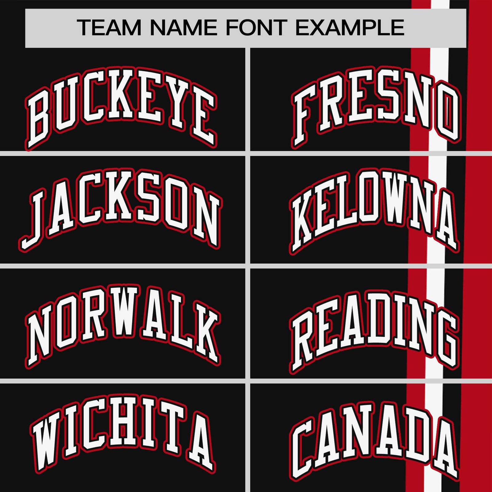 Custom Black Red-White Crew neck Color Contrast Design T-Shirts