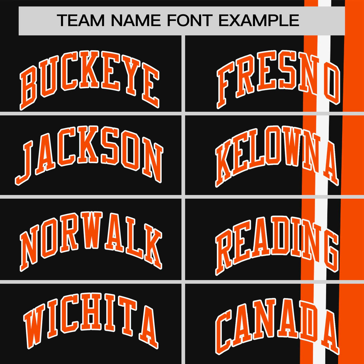 Custom Black Orange-White Crew neck Color Contrast Design T-Shirts