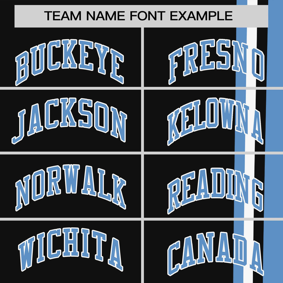 Custom Black Powder Blue-White Crew neck Color Contrast Design T-Shirts