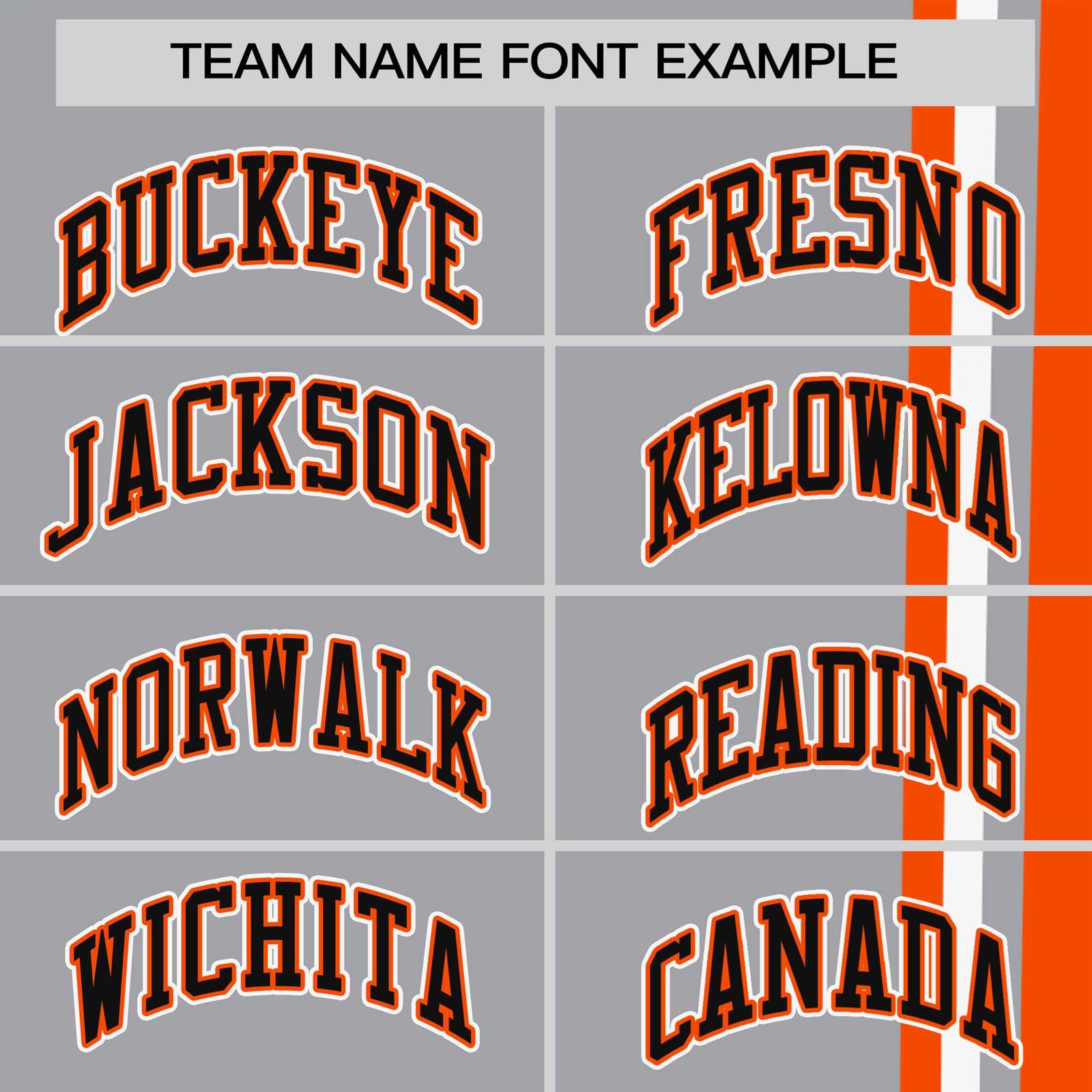 Custom Gray Orange-White Crew neck Color Contrast Design T-Shirts