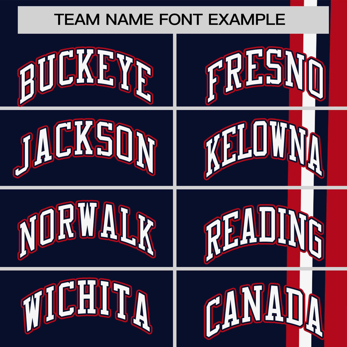 Custom Navy Red-White Crew neck Color Contrast Design T-Shirts