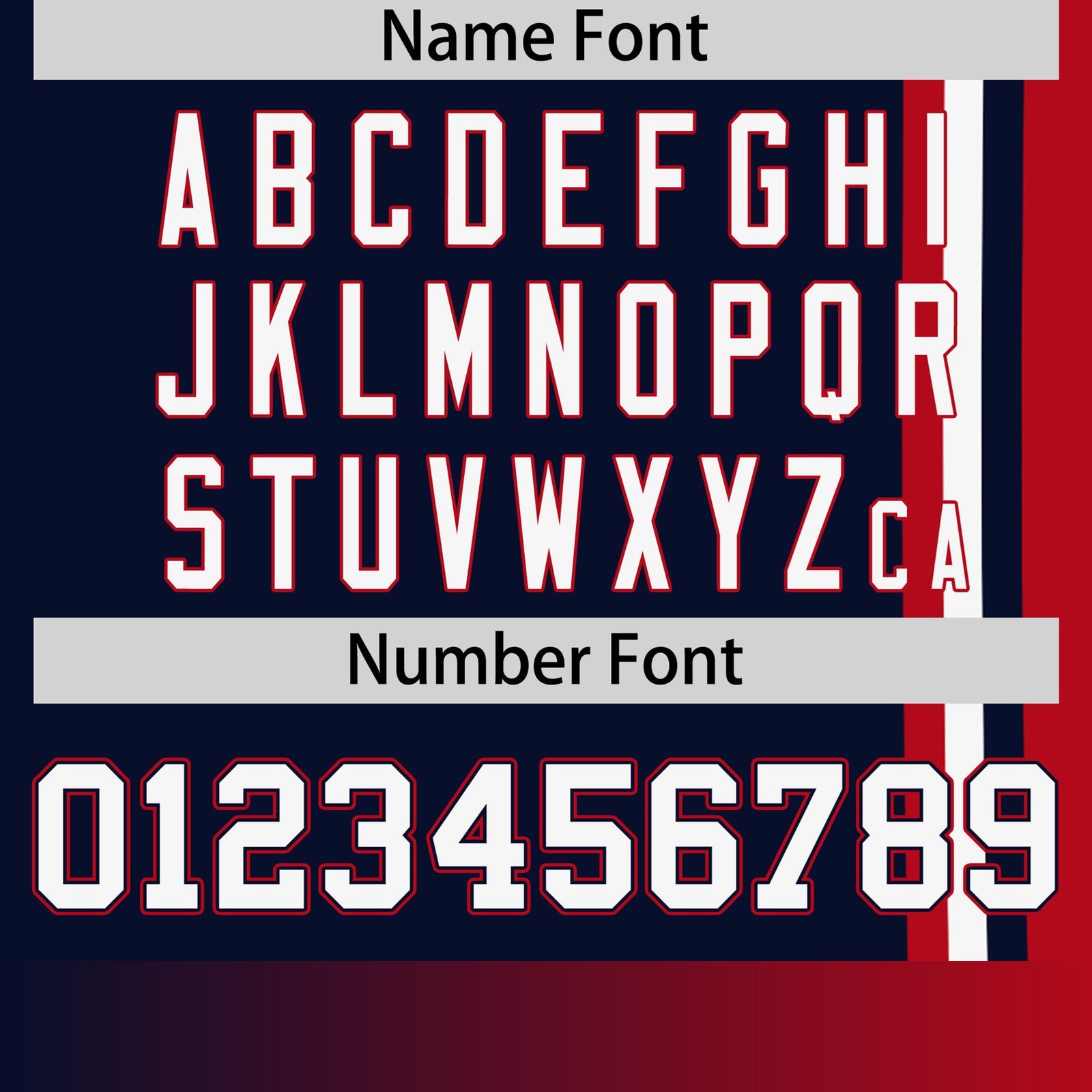 Custom Navy Red-White Crew neck Color Contrast Design T-Shirts