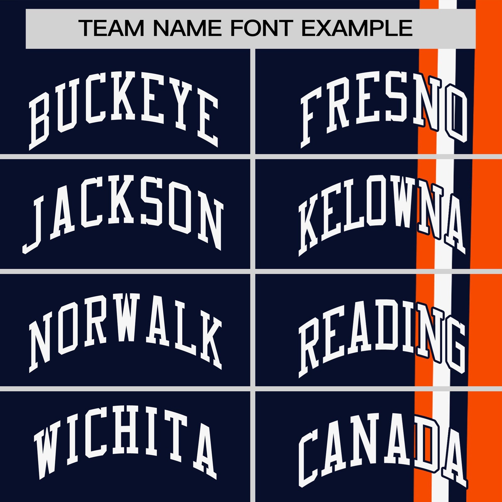 Custom Navy Orange-White Crew neck Color Contrast Design T-Shirts