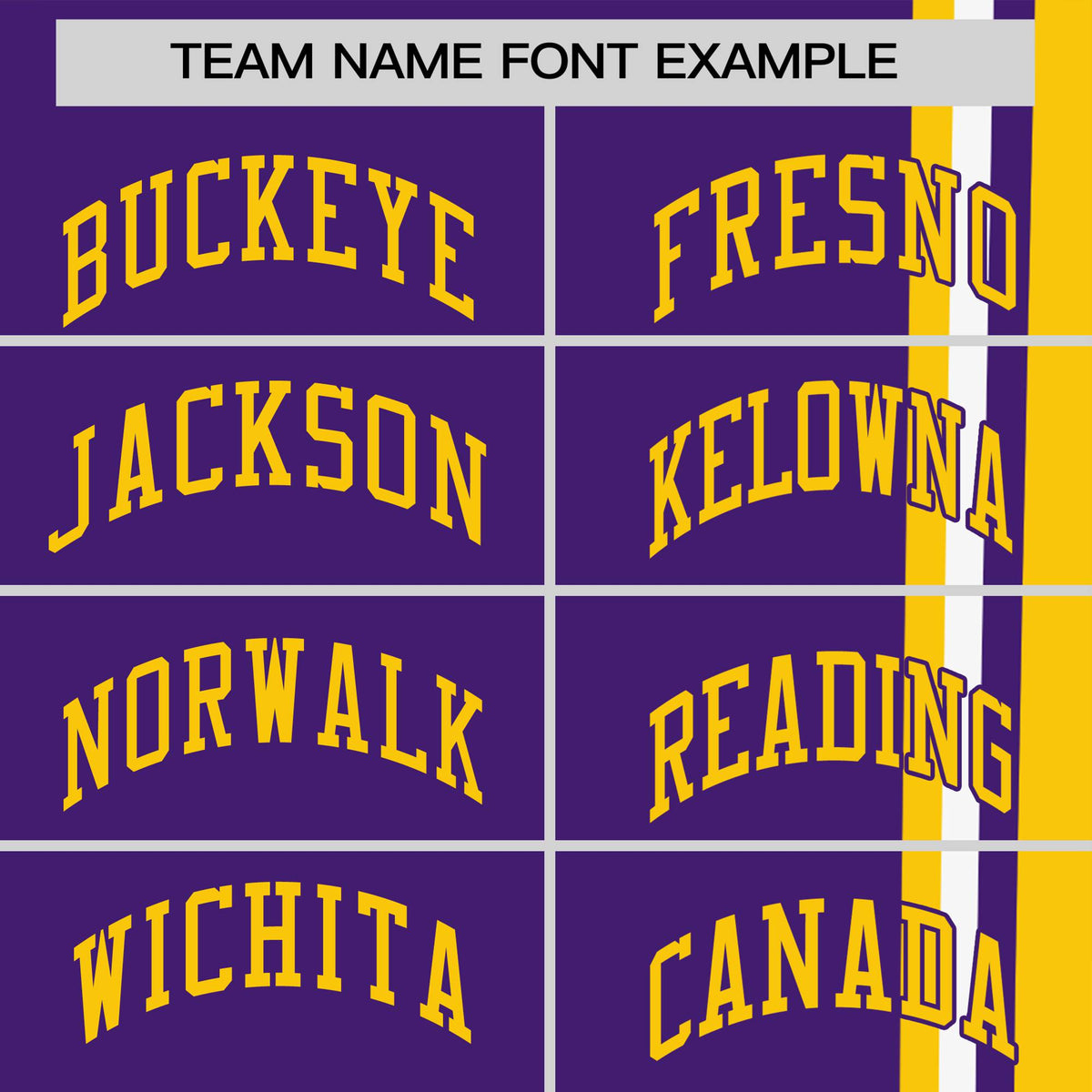 Custom Purple Gold-01 White Crew neck Color Contrast Design T-Shirts