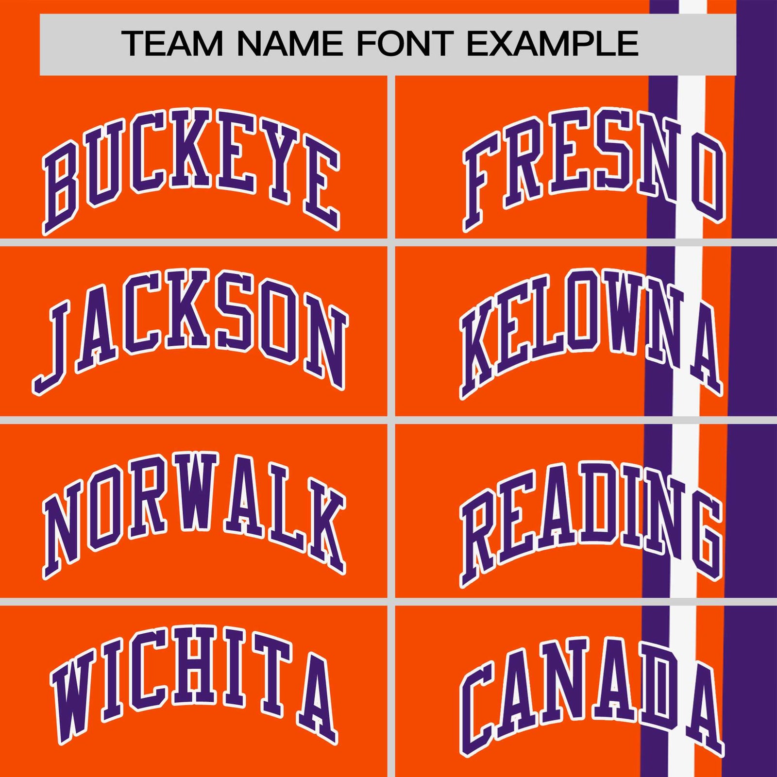 Custom Orange Purple-White Crew neck Color Contrast Design T-Shirts