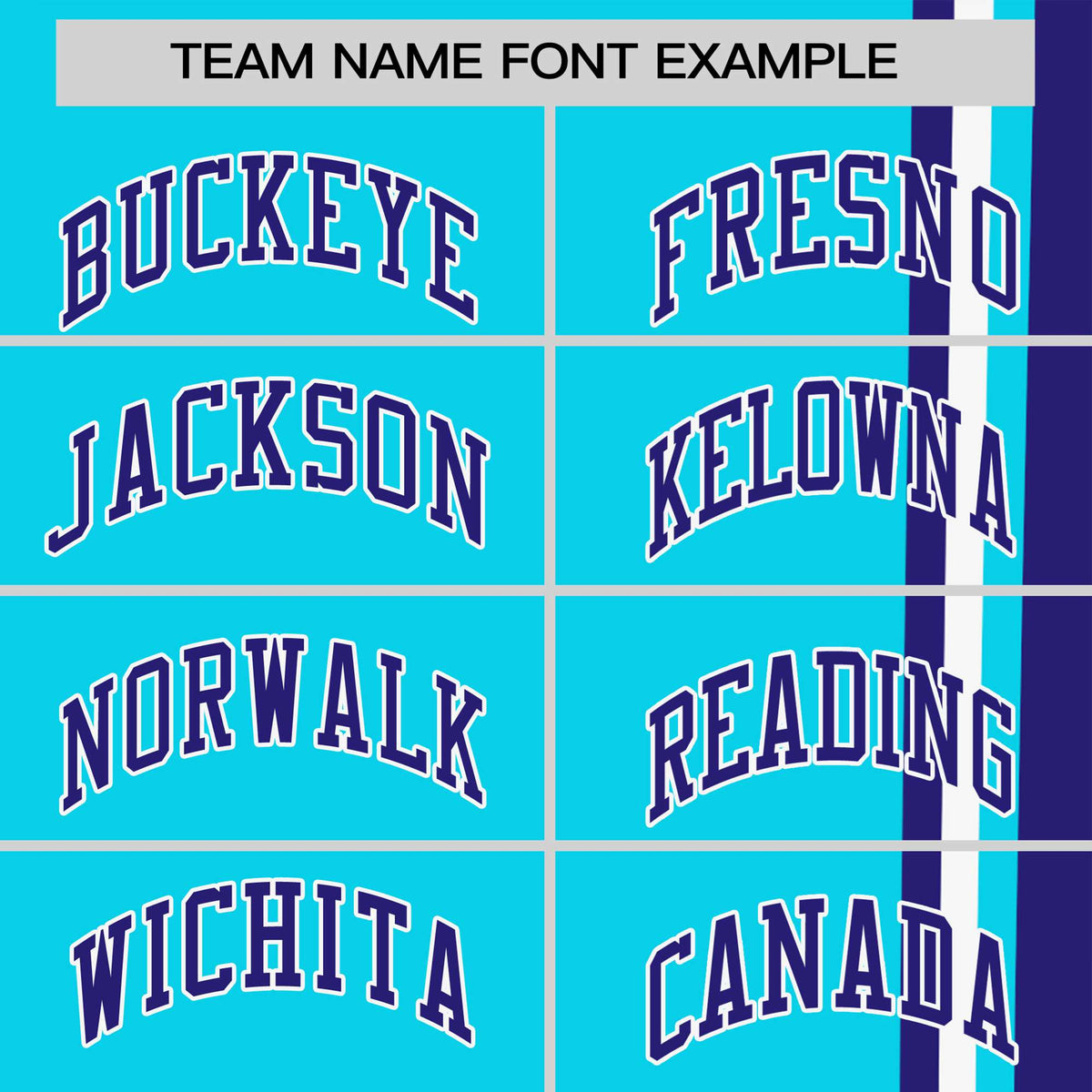 Custom Sky Blue Purple-White Crew neck Color Contrast Design T-Shirts