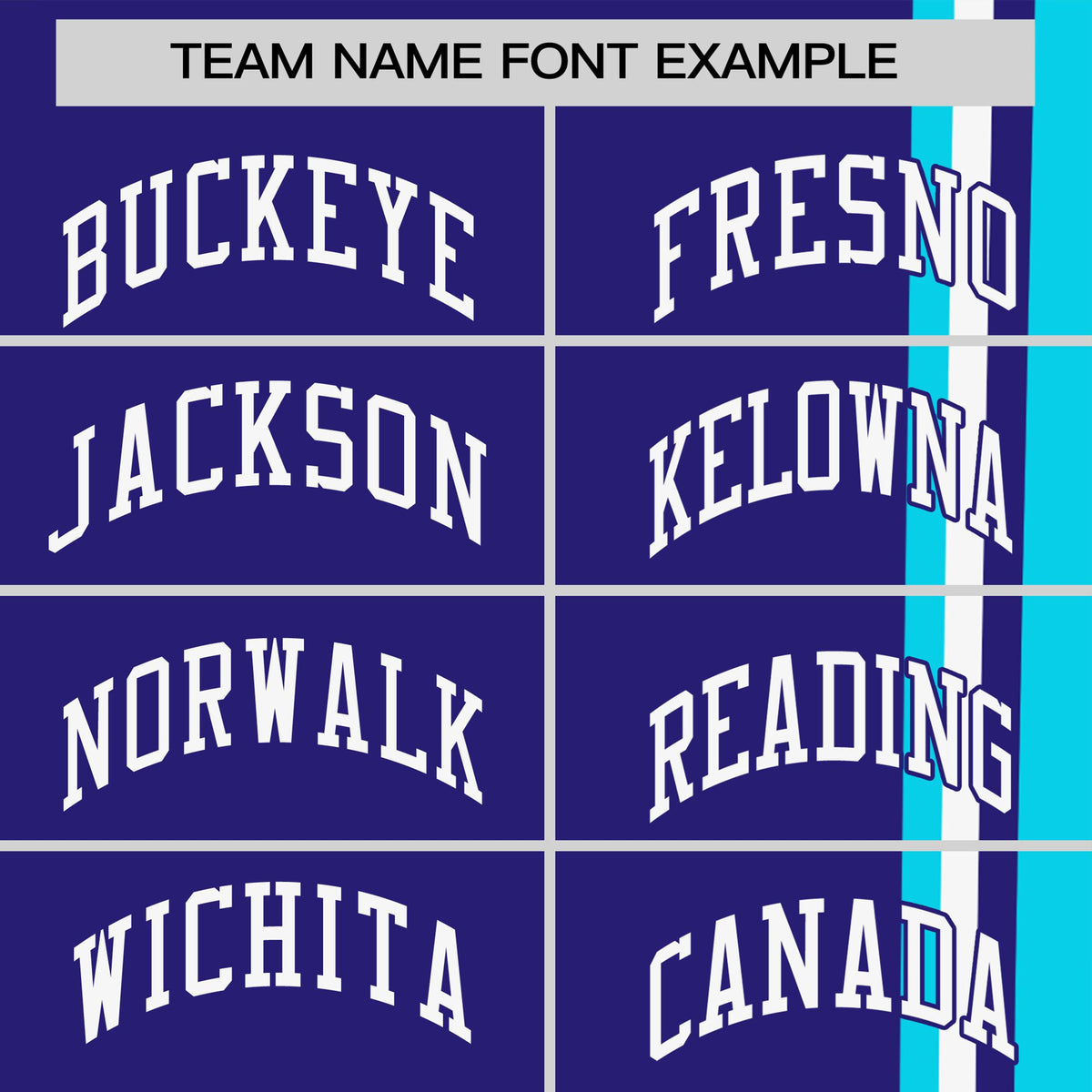 Custom Purple Sky Blue-White Crew neck Color Contrast Design T-Shirts