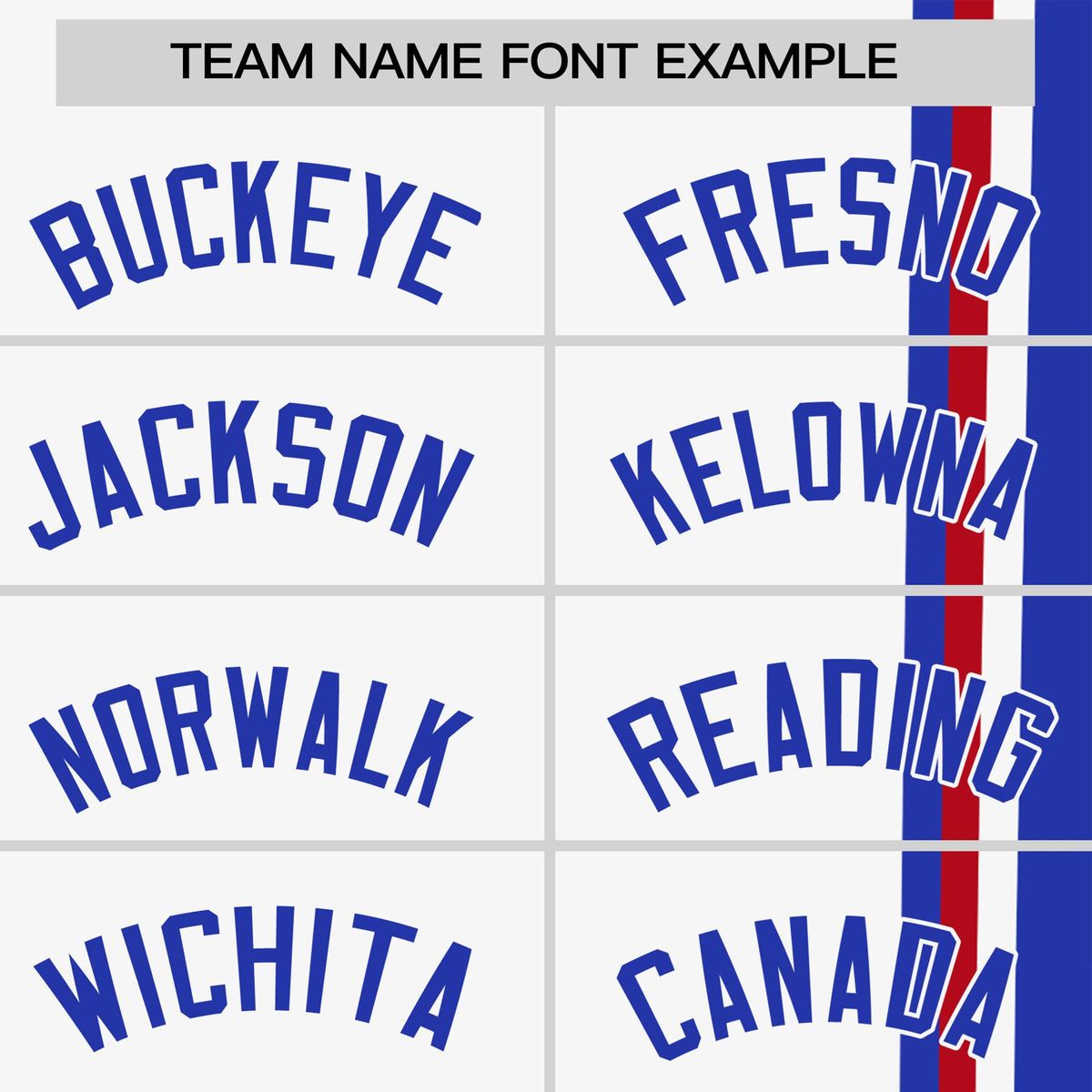 Custom White Royal Blue-Red Crew neck Color Contrast Design T-Shirts