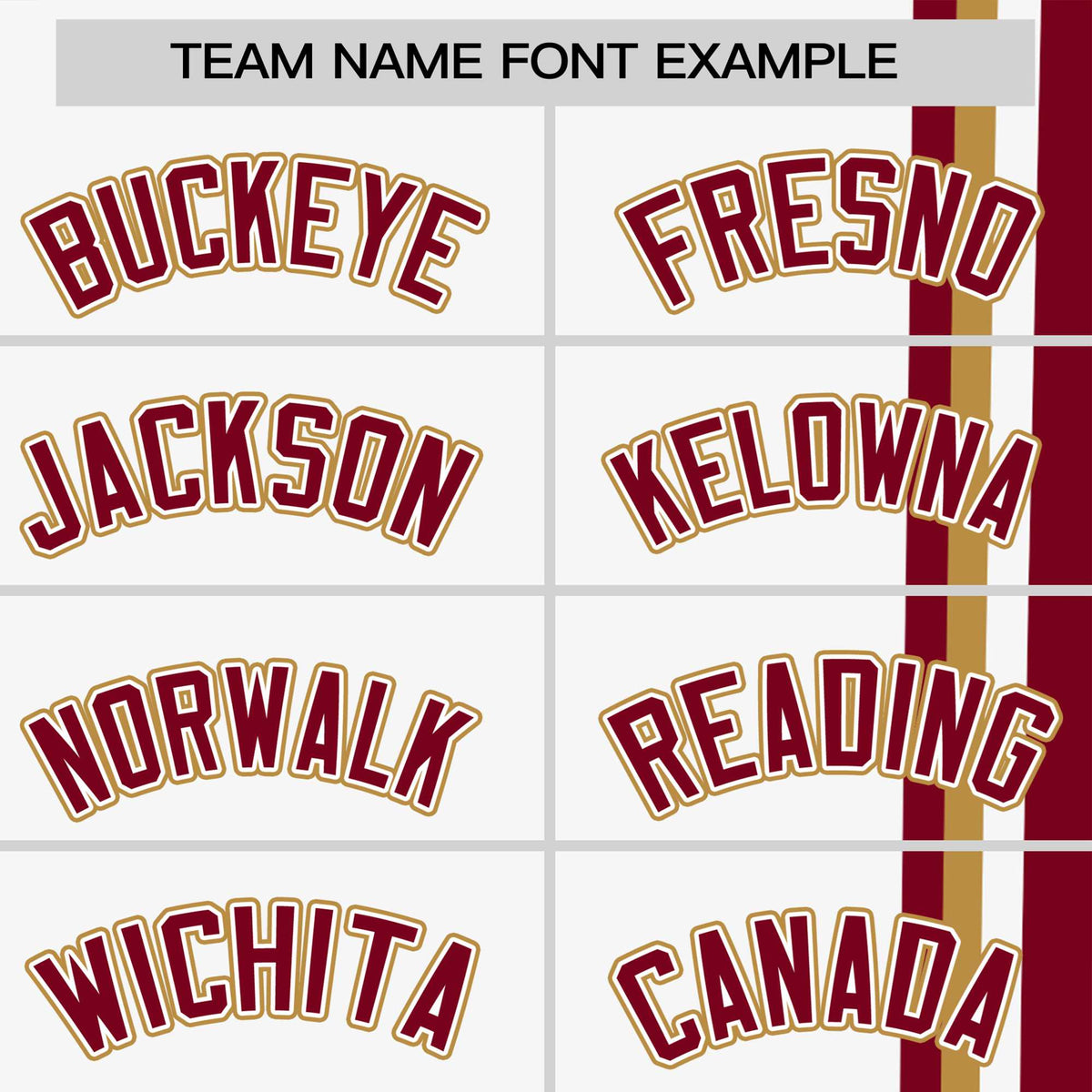 Custom White Crimson-Gold Crew neck Color Contrast Design T-Shirts