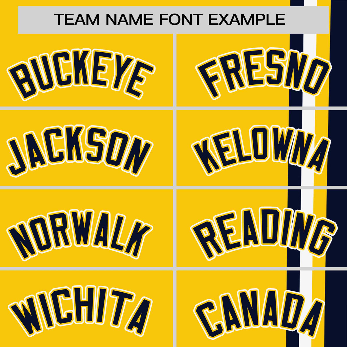 Custom Gold-01 Navy-White Crew neck Color Contrast Design T-Shirts