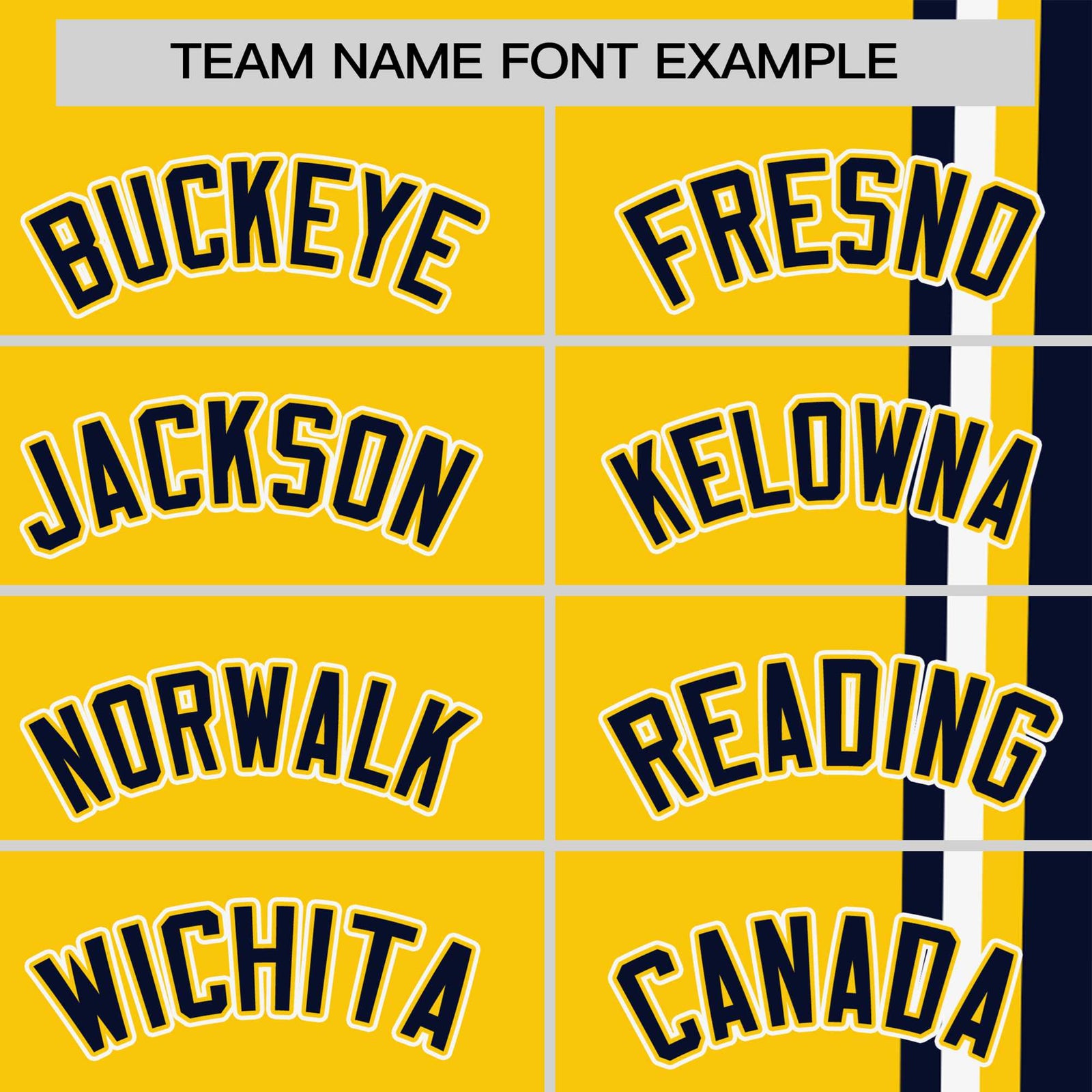 Custom Gold-01 Navy-White Crew neck Color Contrast Design T-Shirts