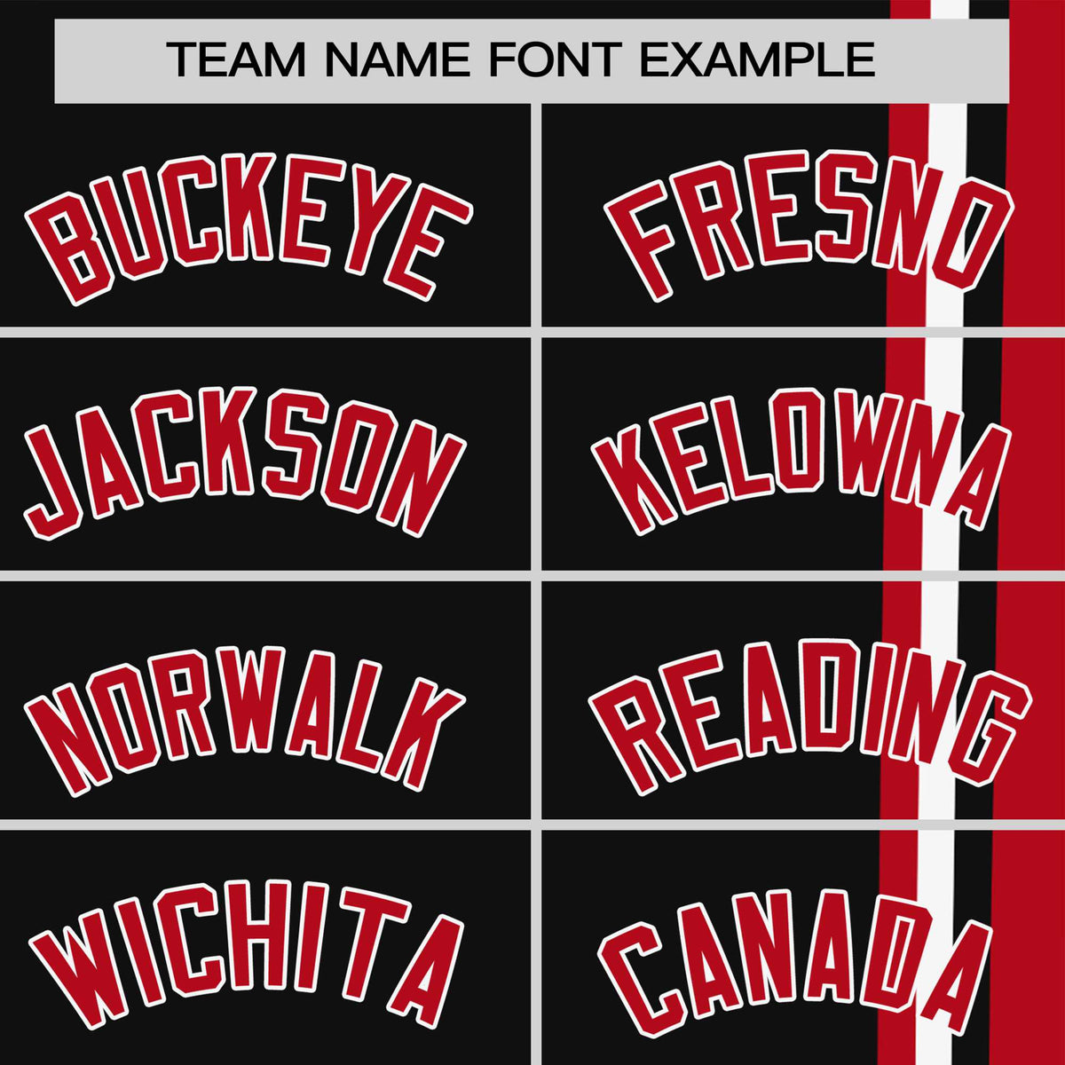 Custom Black Royal Red-White Crew neck Color Contrast Design T-Shirts