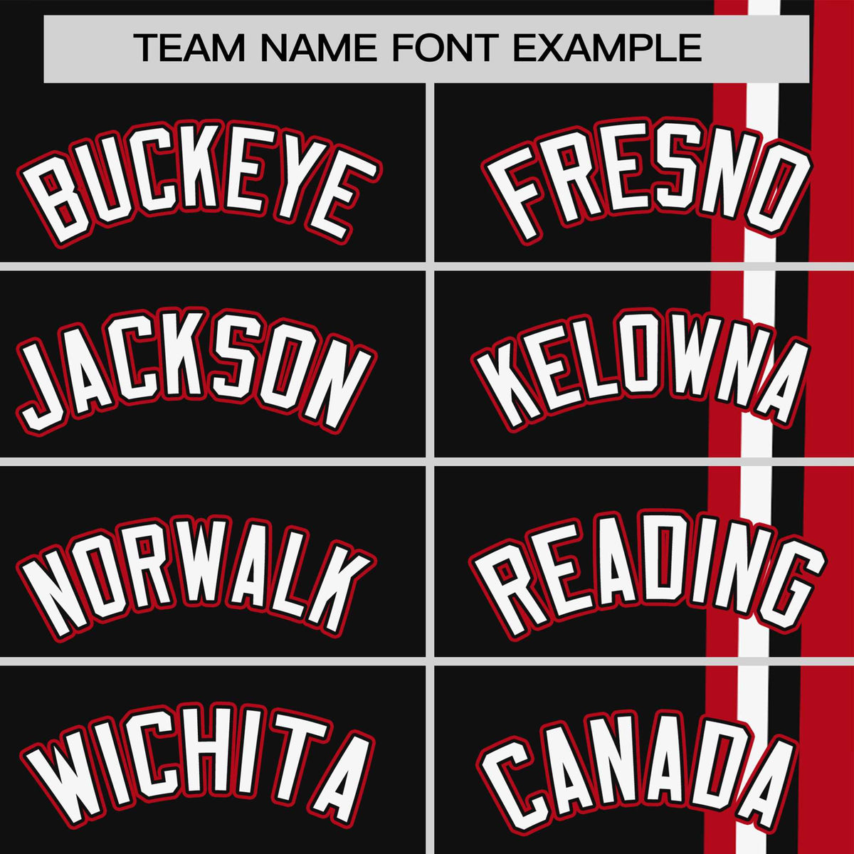 Custom Black Red-White Crew neck Color Contrast Design T-Shirts