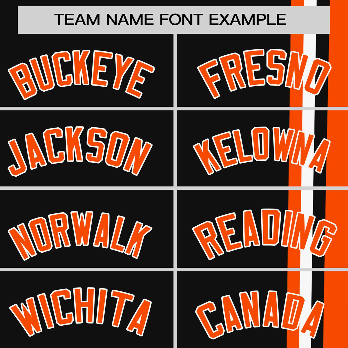 Custom Black Orange-White Crew neck Color Contrast Design T-Shirts