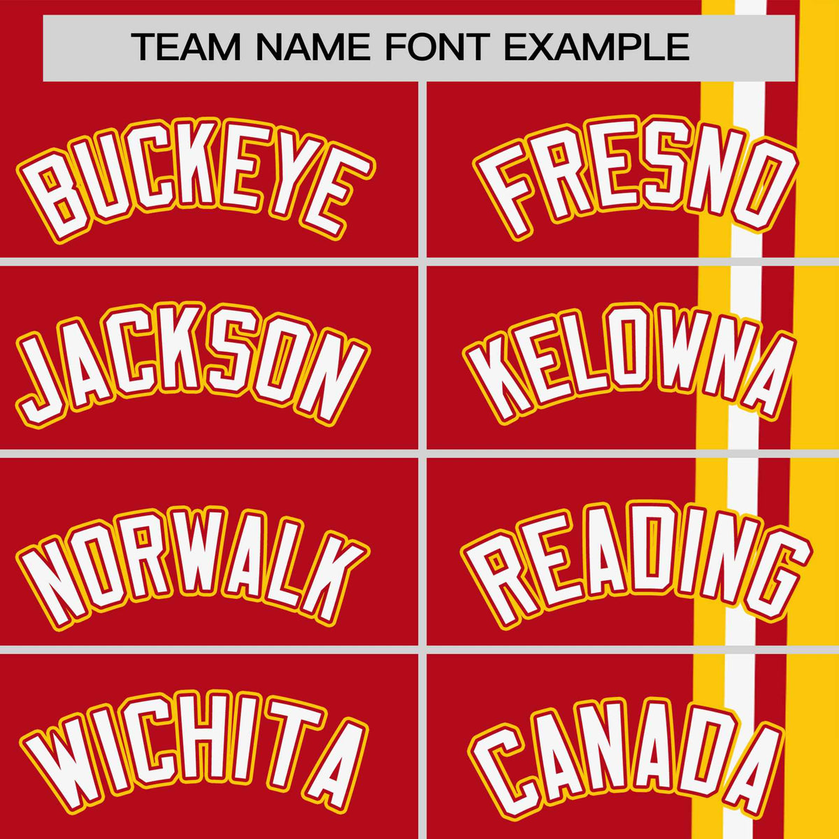 Custom Red Gold-01 White Crew neck Color Contrast Design T-Shirts