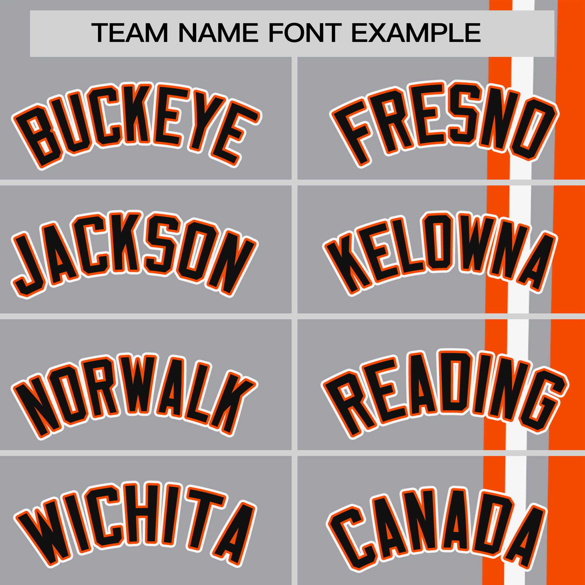 Custom Gray Orange-White Crew neck Color Contrast Design T-Shirts