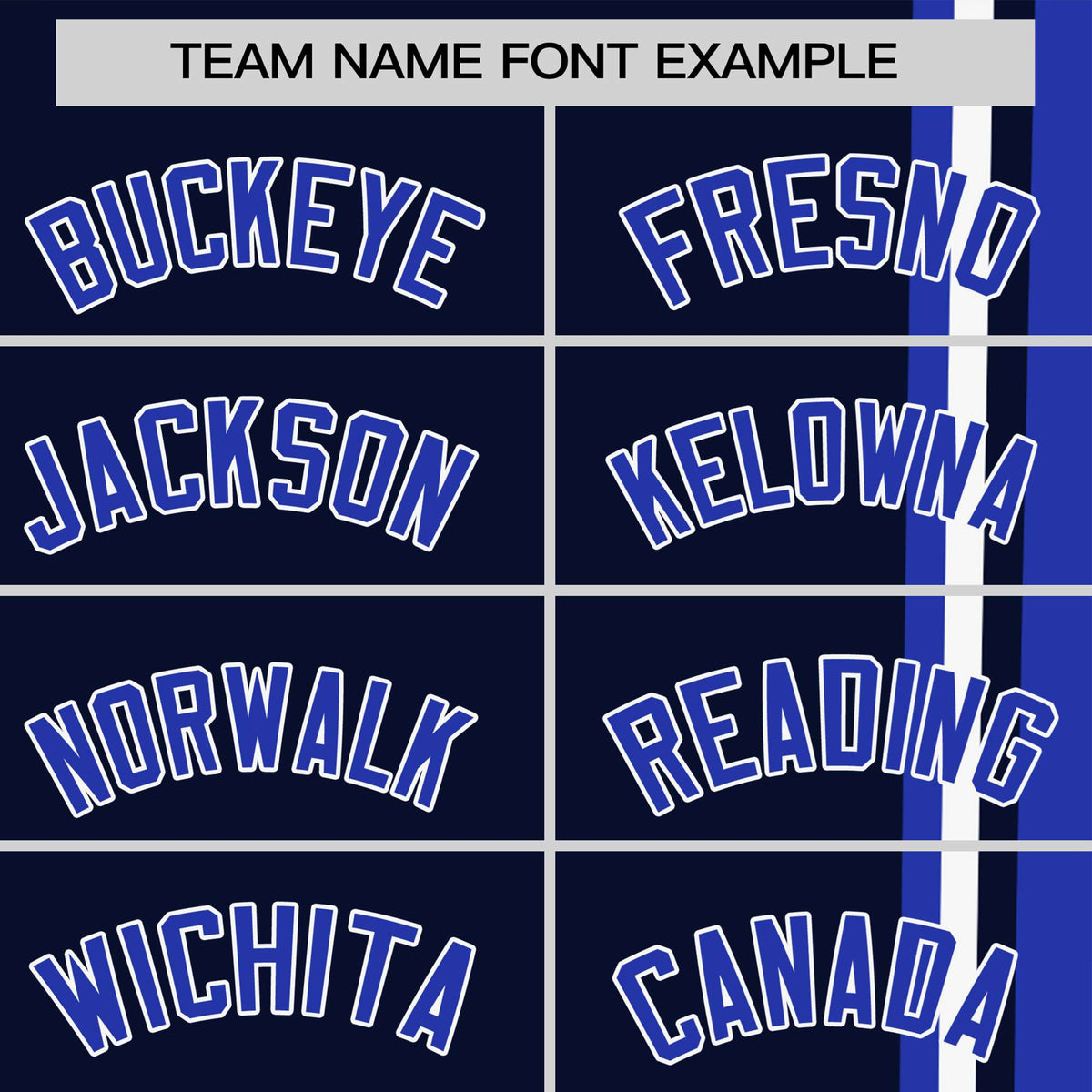 Custom Navy Royal Blue-White Crew neck Color Contrast Design T-Shirts