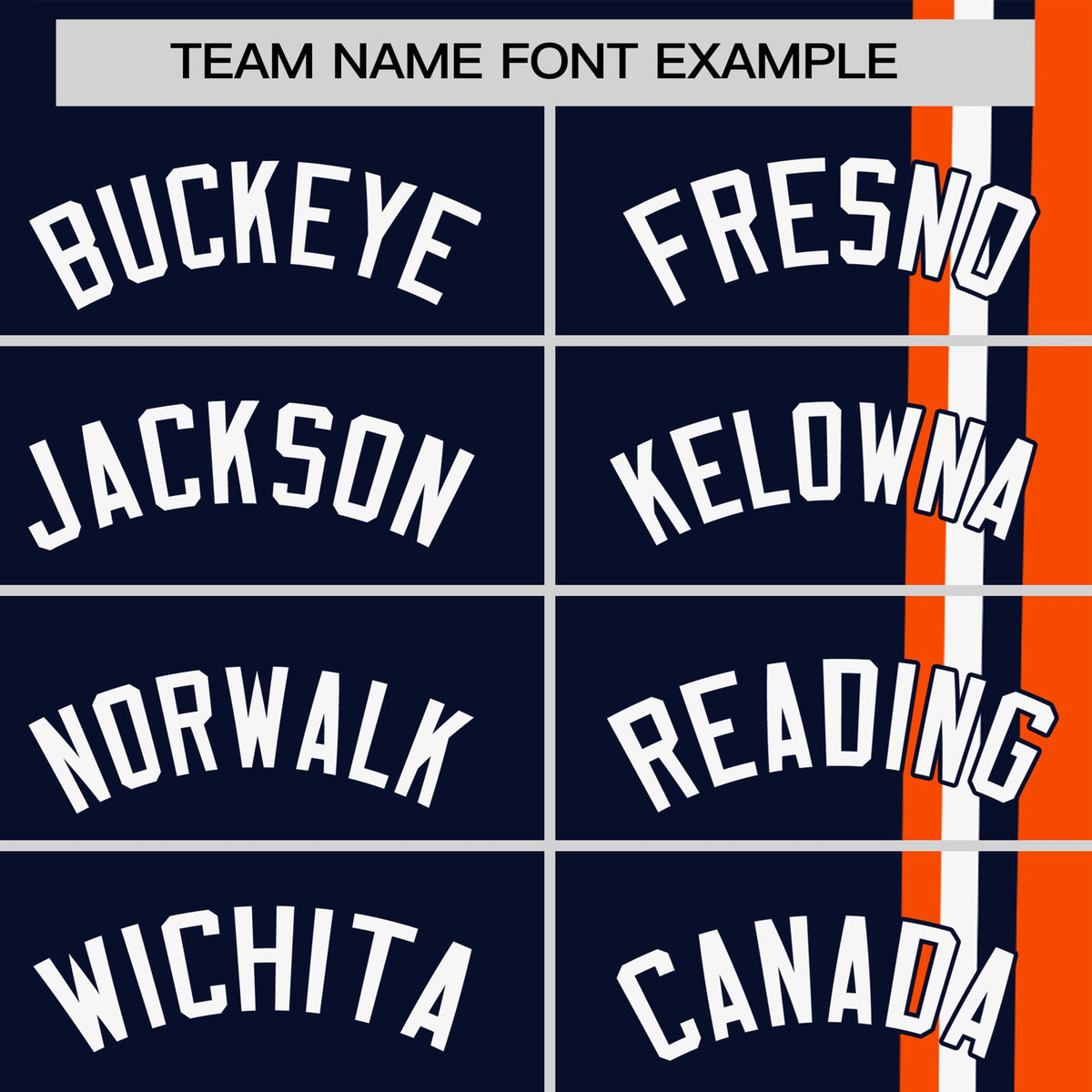 Custom Navy Orange-White Crew neck Color Contrast Design T-Shirts