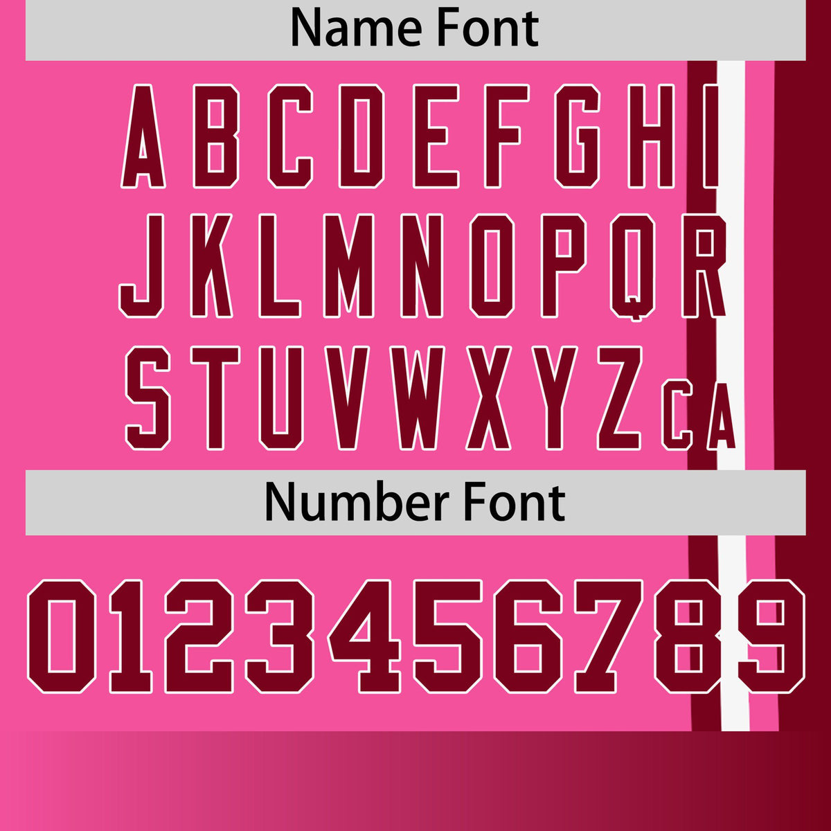 Custom Pink Crimson-White Crew neck Color Contrast Design T-Shirts