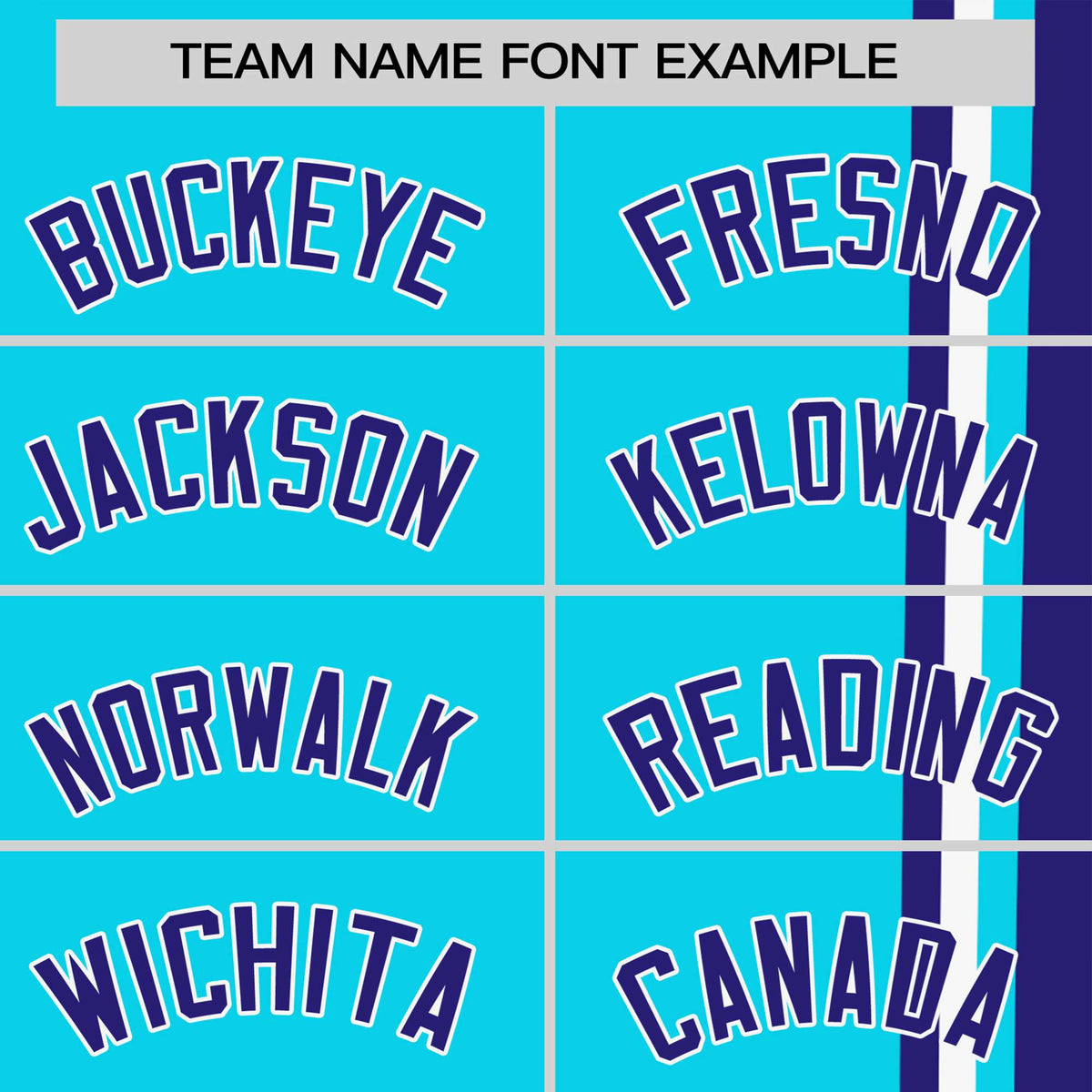 Custom Sky Blue Purple-White Crew neck Color Contrast Design T-Shirts