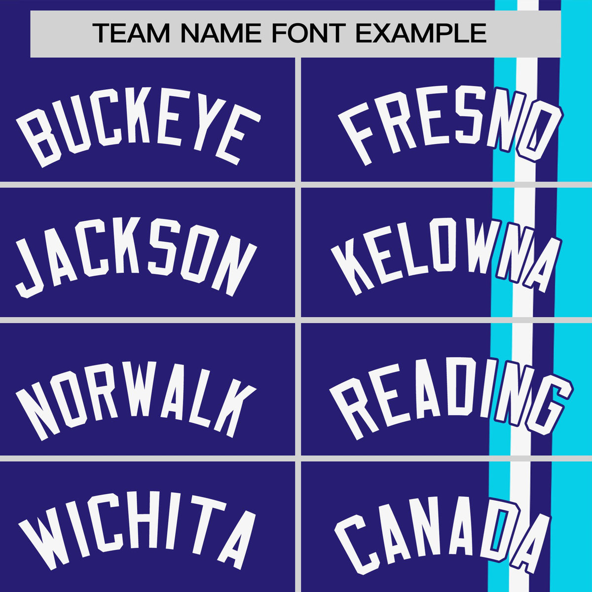 Custom Purple Sky Blue-White Crew neck Color Contrast Design T-Shirts