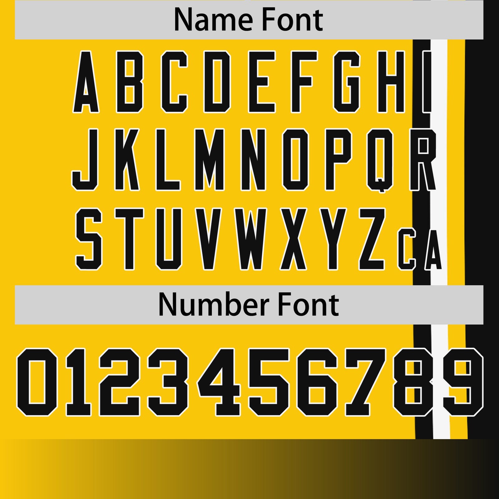 Custom Gold-01 Black-White Crew neck Color Contrast Design T-Shirts