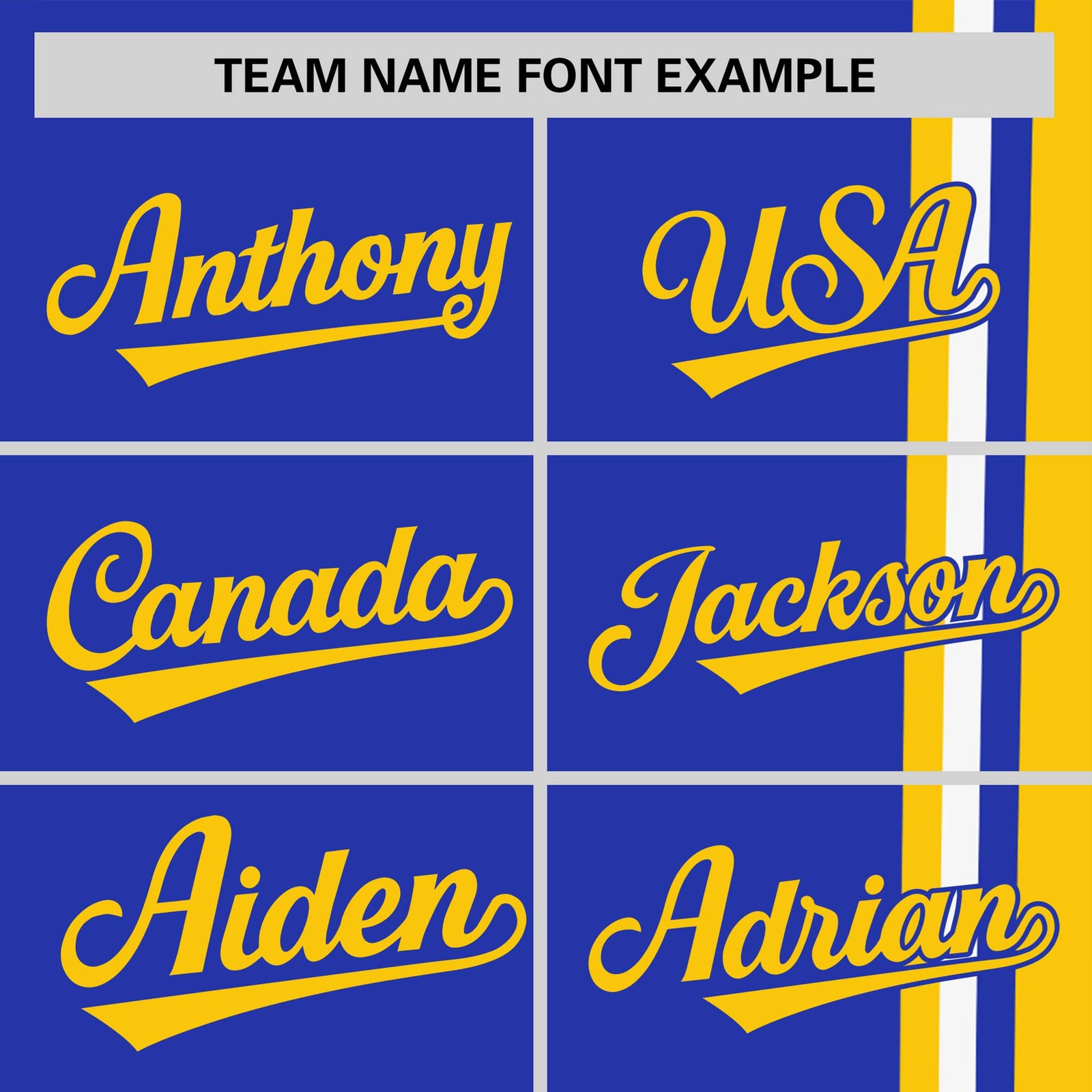 Custom Royal Blue Gold-01 White Crew neck Color Contrast Design T-Shirts