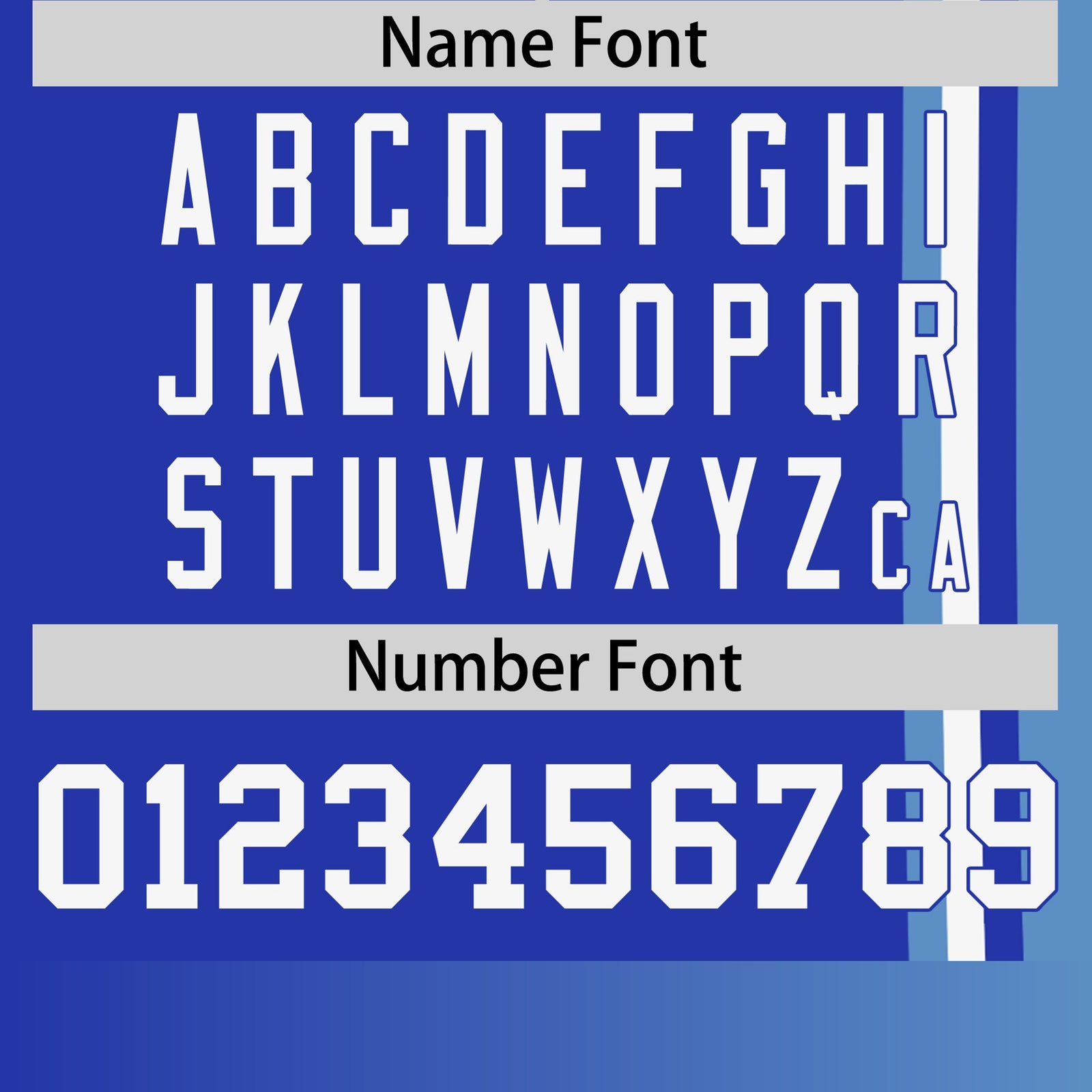 Custom Royal Blue Powder Blue-White Crew neck Color Contrast Design T-Shirts