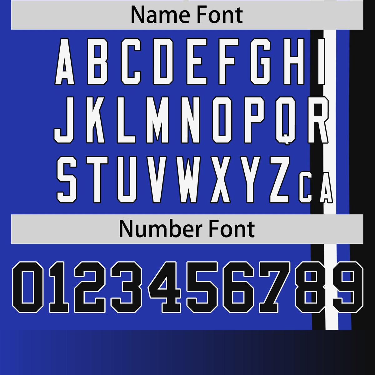 Custom Royal Blue Black-White Crew neck Color Contrast Design T-Shirts