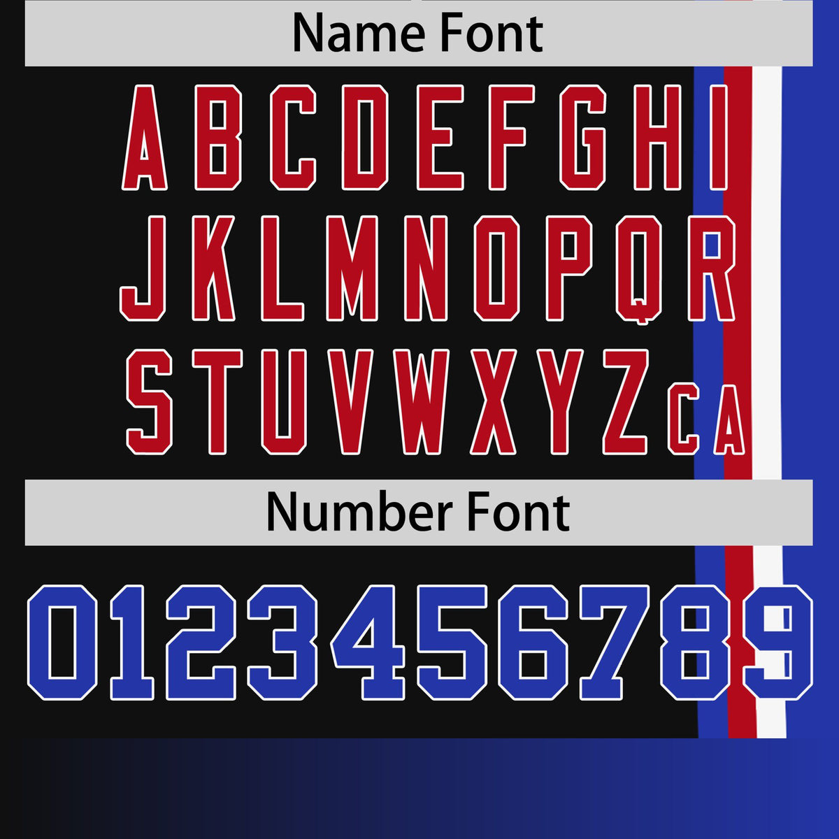 Custom Black Royal Blue-White Crew neck Color Contrast Design T-Shirts