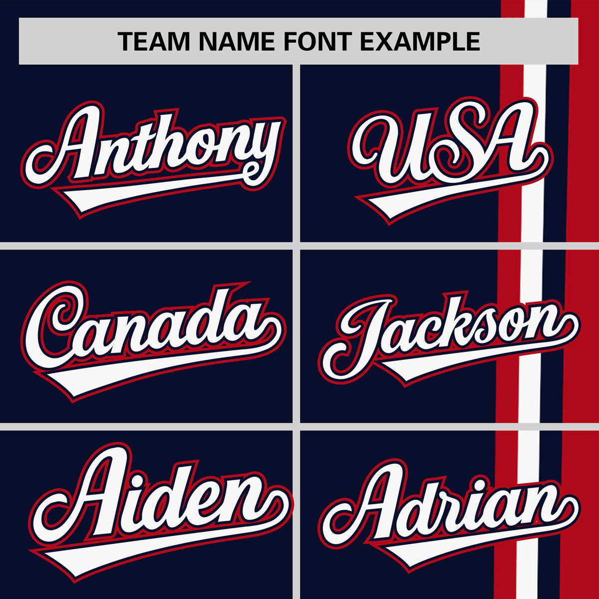 Custom Navy Red-White Crew neck Color Contrast Design T-Shirts