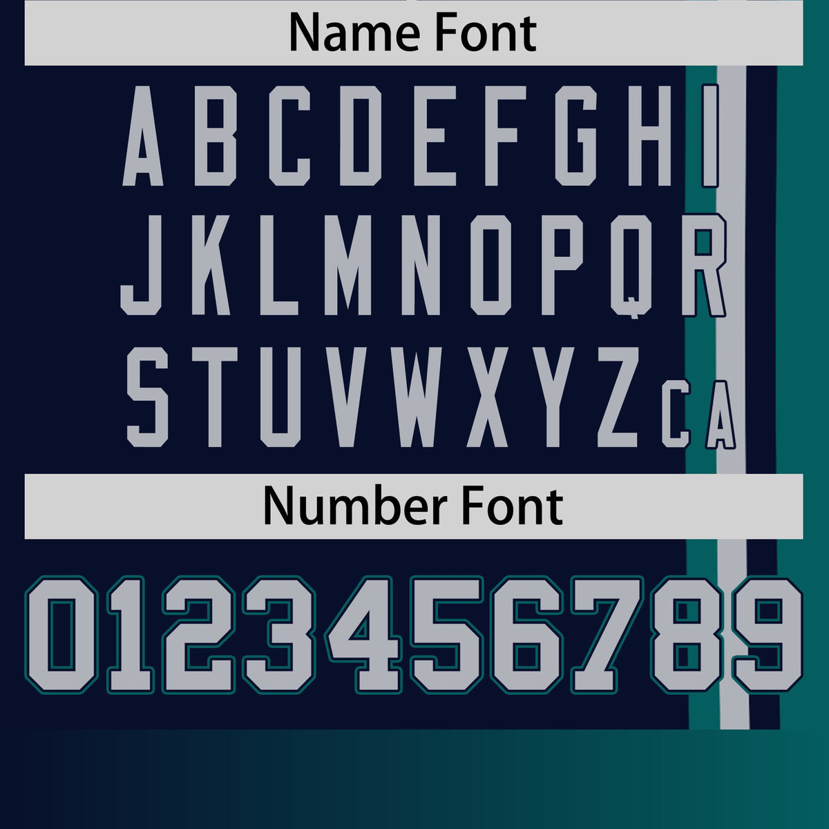 Custom Navy Aqua-White Crew neck Color Contrast Design T-Shirts