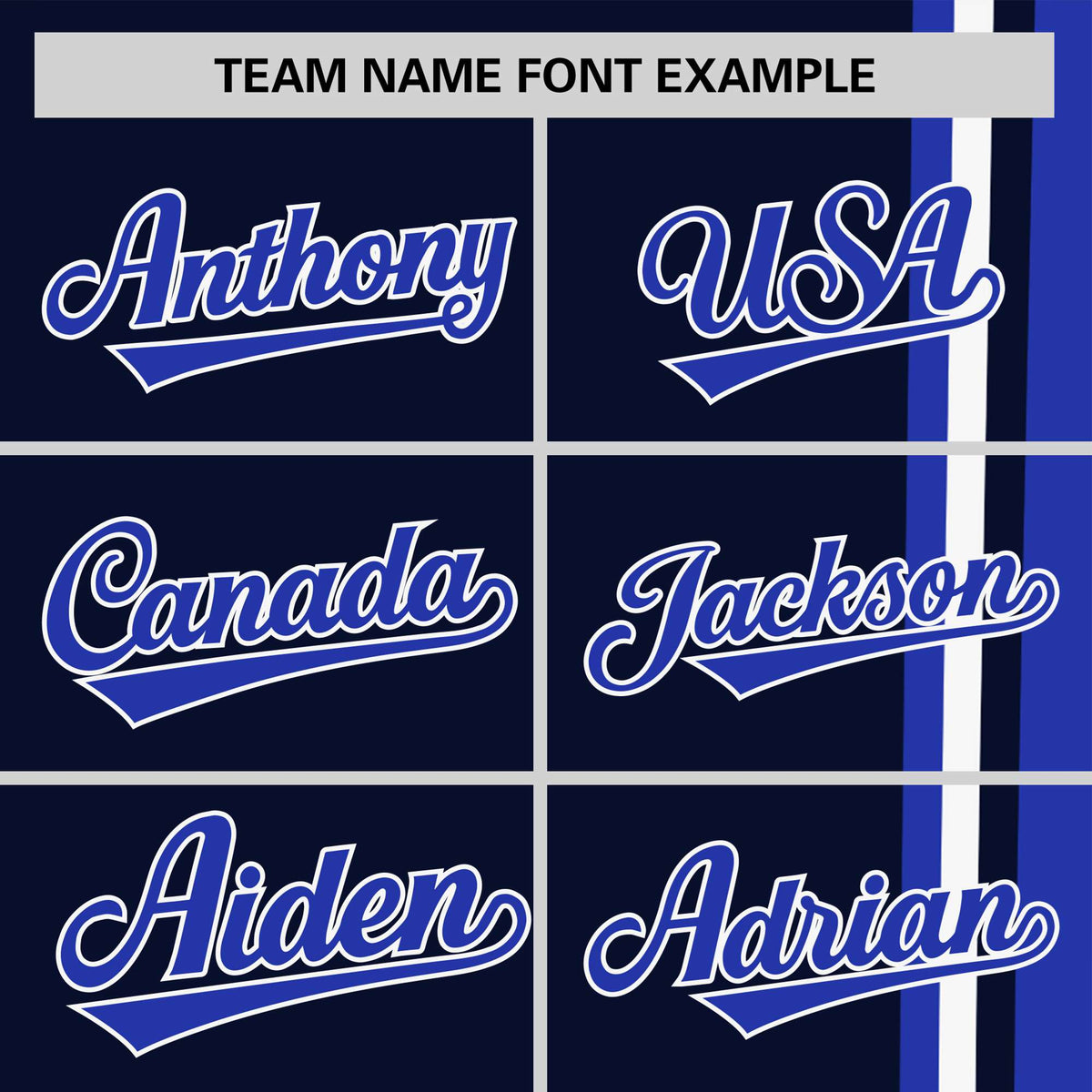 Custom Navy Royal Blue-White Crew neck Color Contrast Design T-Shirts