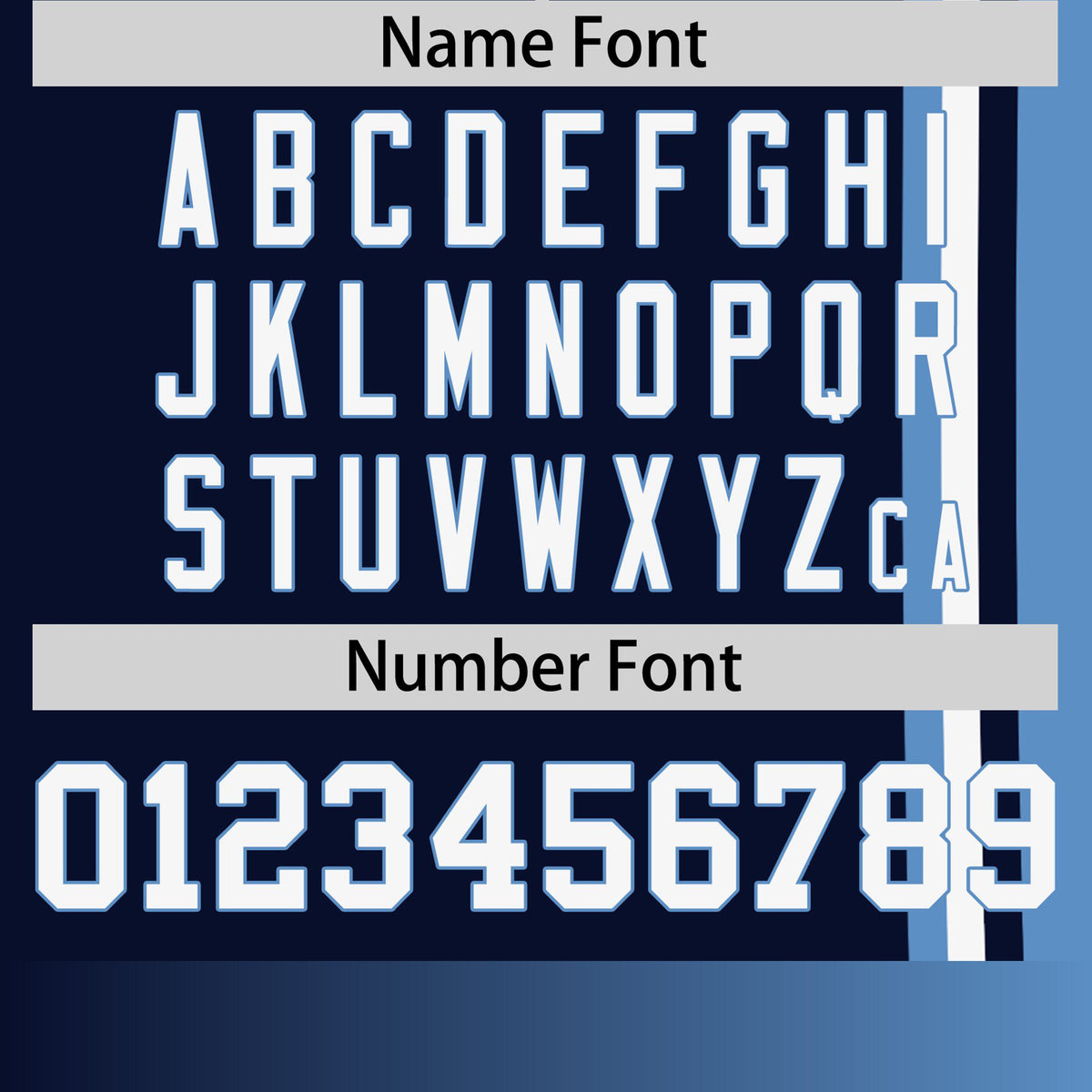 Custom Navy Powder Blue-White Crew neck Color Contrast Design T-Shirts