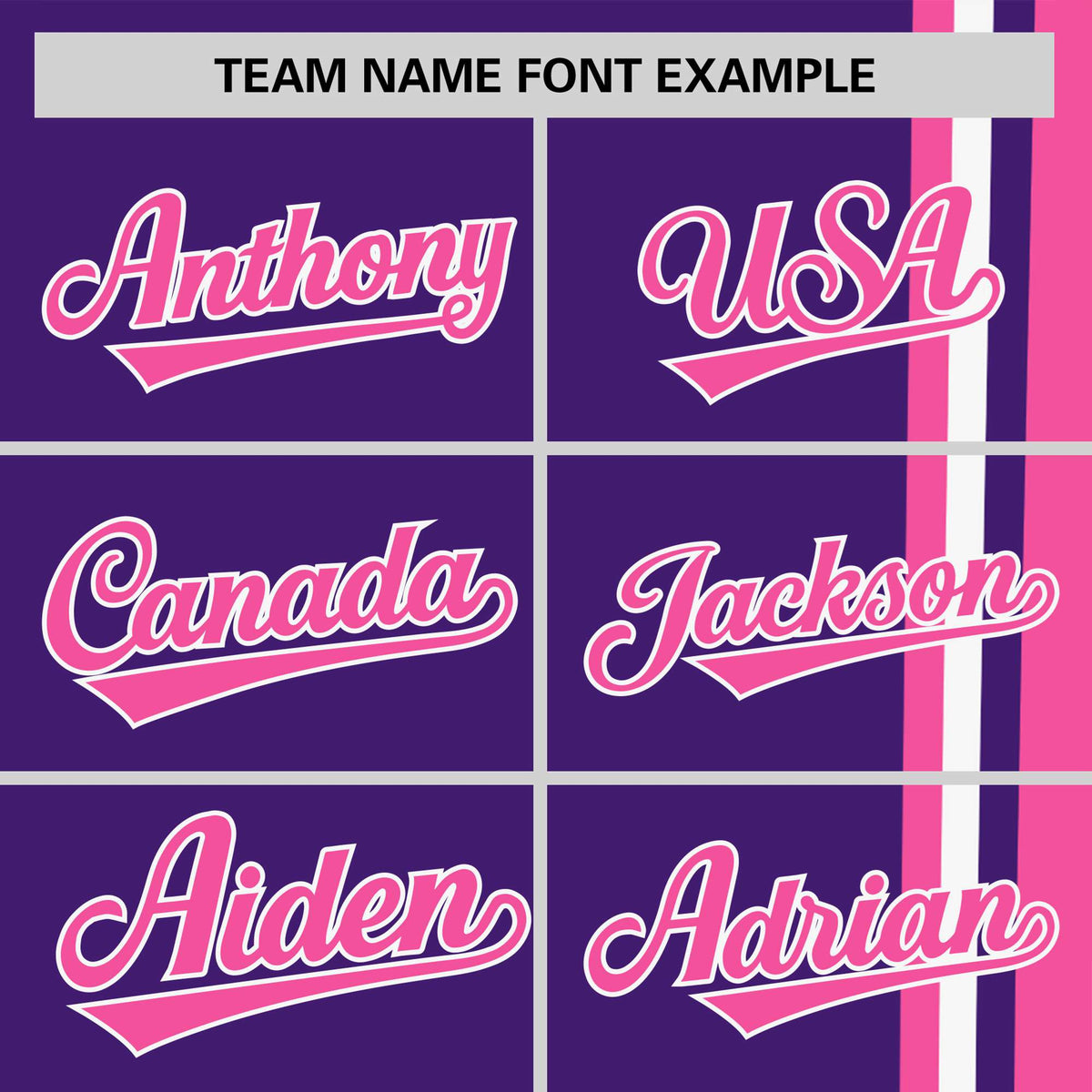 Custom Purple Pink-White Crew neck Color Contrast Design T-Shirts