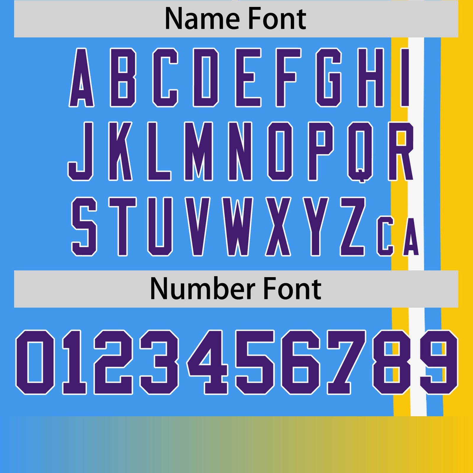 Custom Powder Blue Gold-01 White Crew neck Color Contrast Design T-Shirts