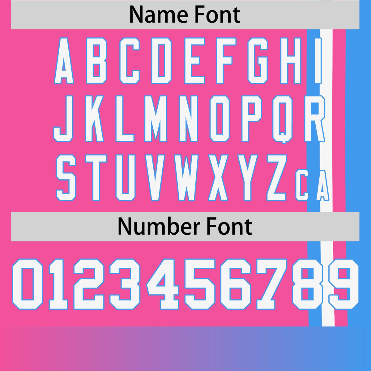 Custom Pink Powder Blue-White Crew neck Color Contrast Design T-Shirts