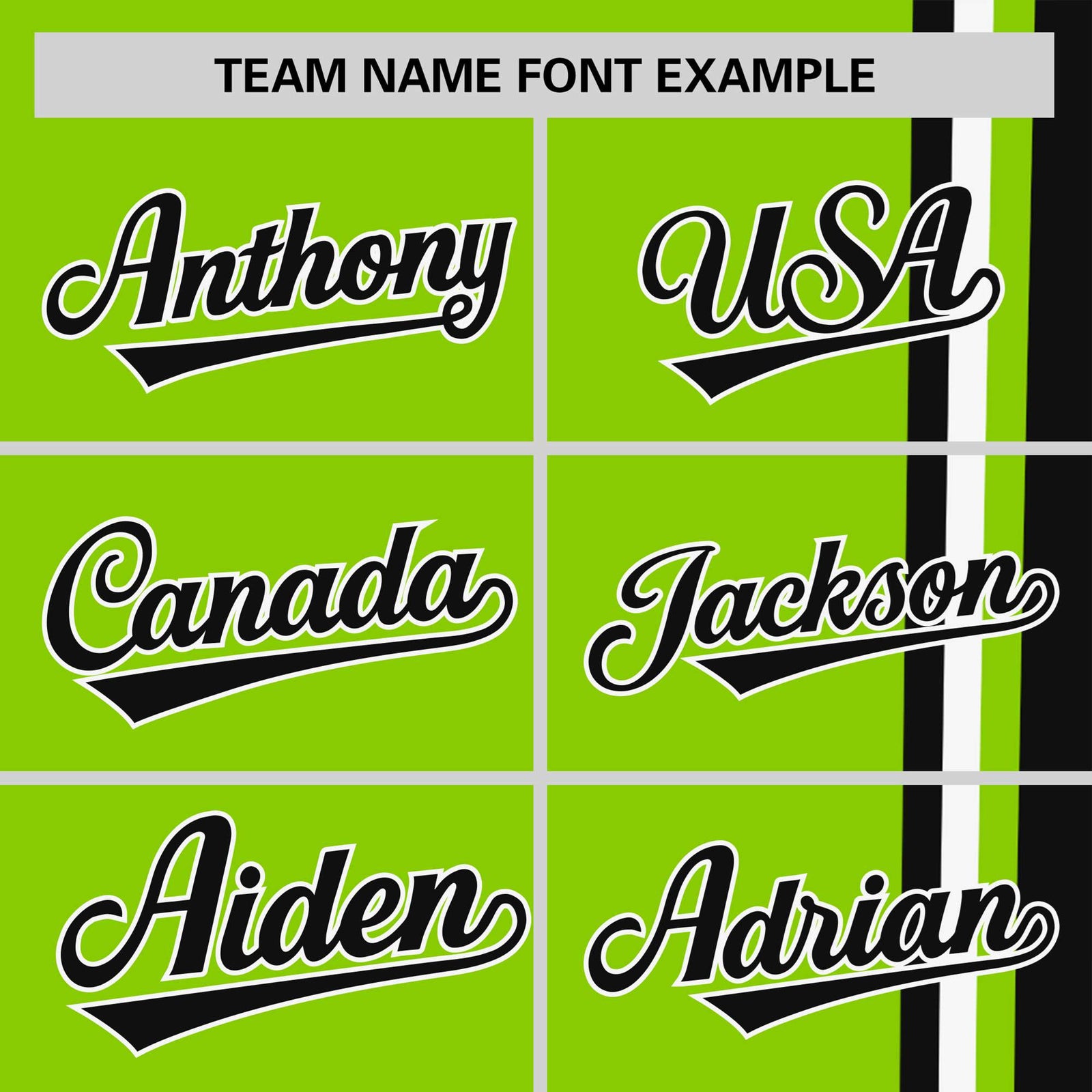 Custom Neon Green Black-White Crew neck Color Contrast Design T-Shirts