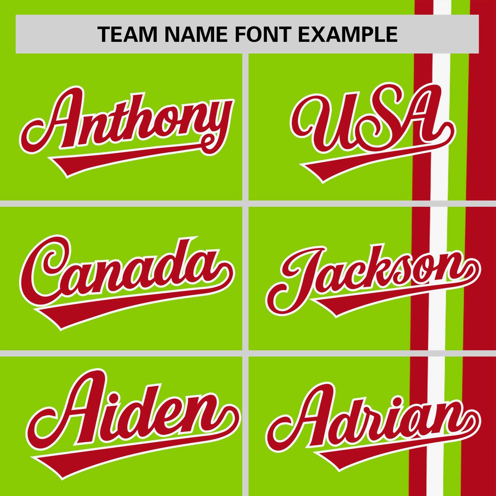 Custom Neon Green Red-White Crew neck Color Contrast Design T-Shirts