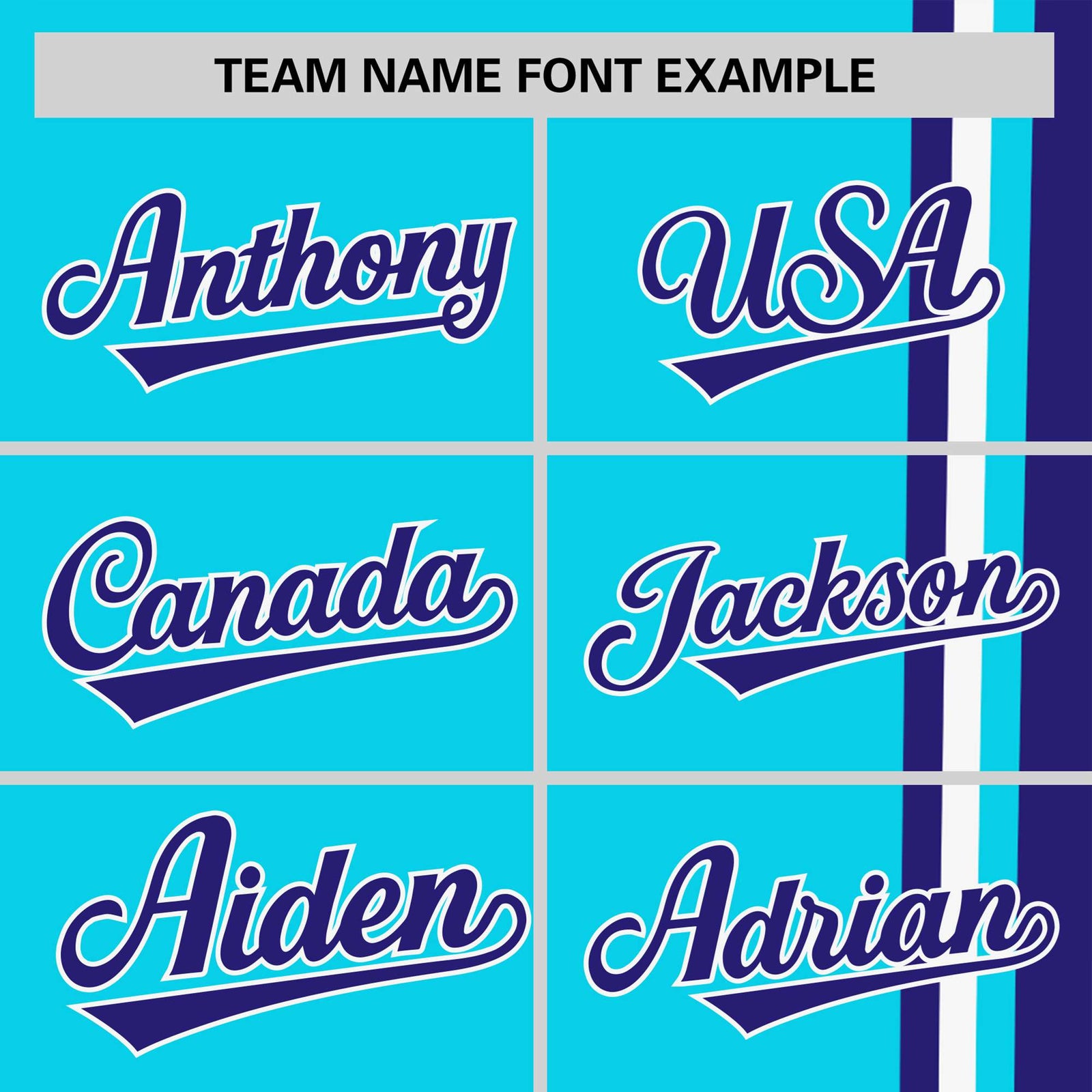 Custom Sky Blue Purple-White Crew neck Color Contrast Design T-Shirts