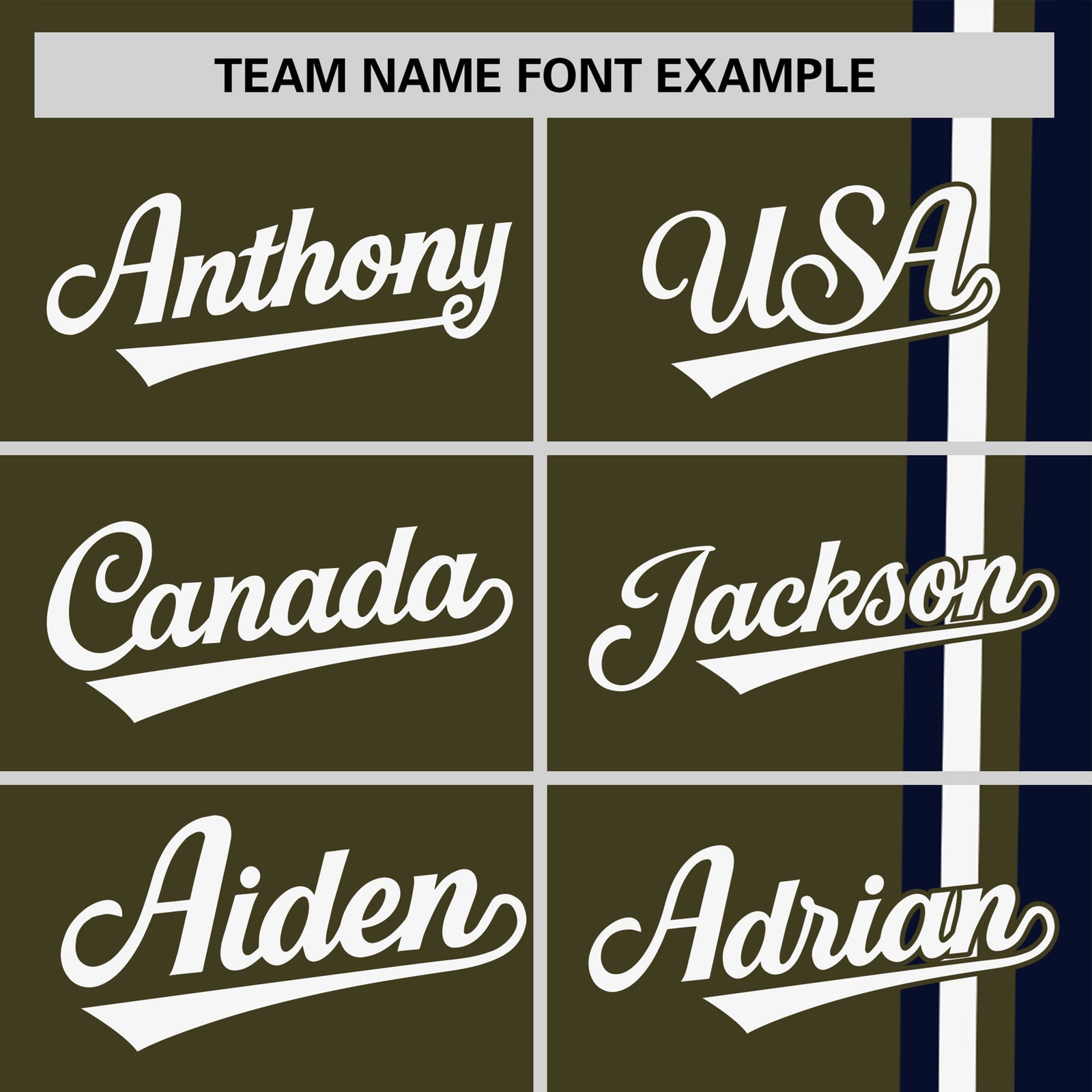 Custom Olive Navy-White Crew neck Color Contrast Design T-Shirts