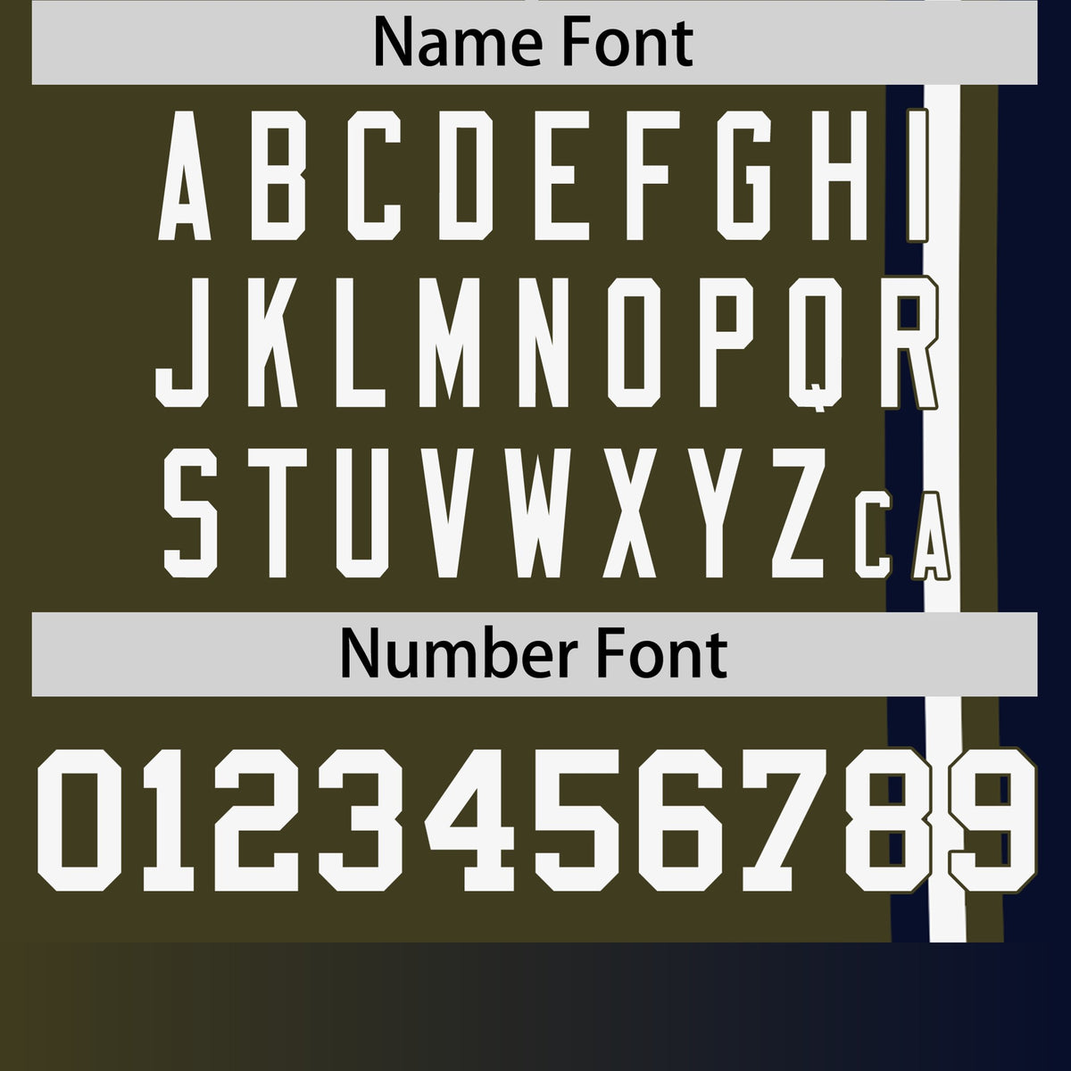 Custom Olive Navy-White Crew neck Color Contrast Design T-Shirts