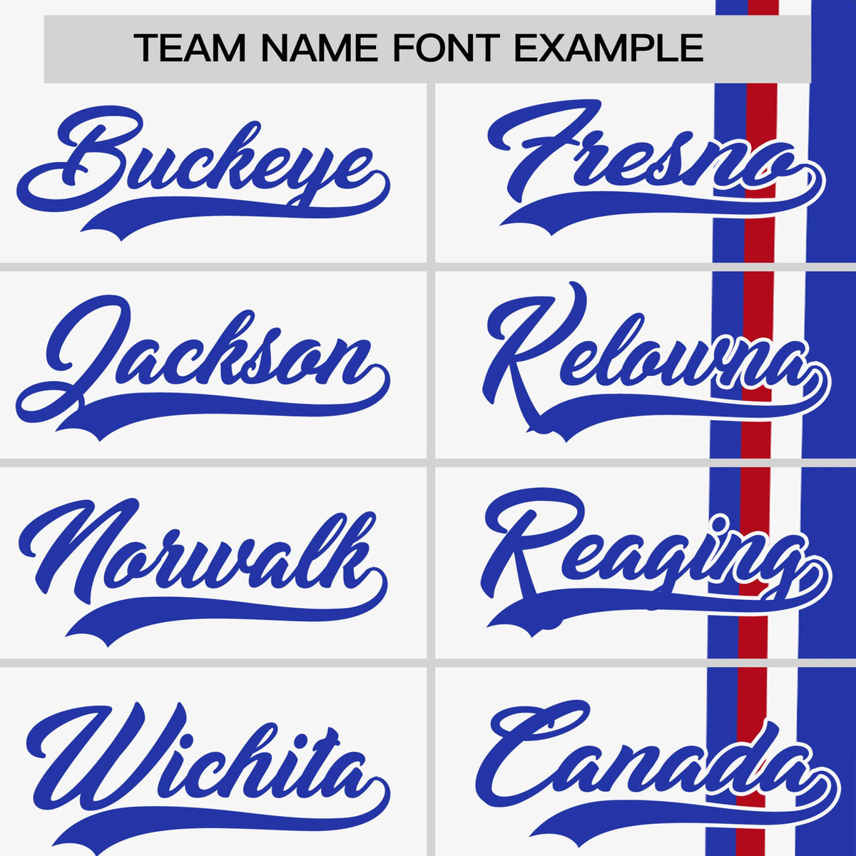 Custom White Royal Blue-Red Crew neck Color Contrast Design T-Shirts