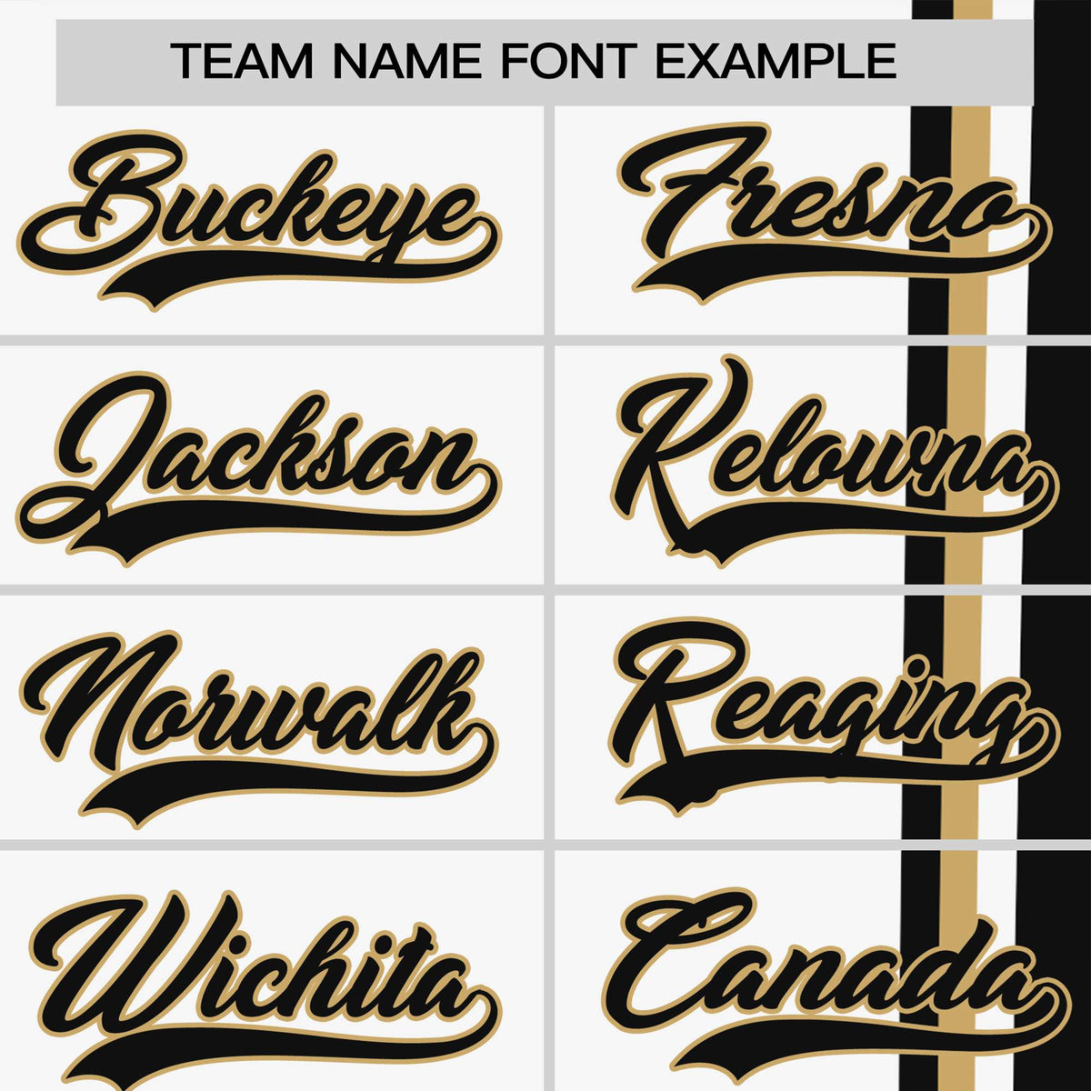 Custom White Black-Gold Crew neck Color Contrast Design T-Shirts