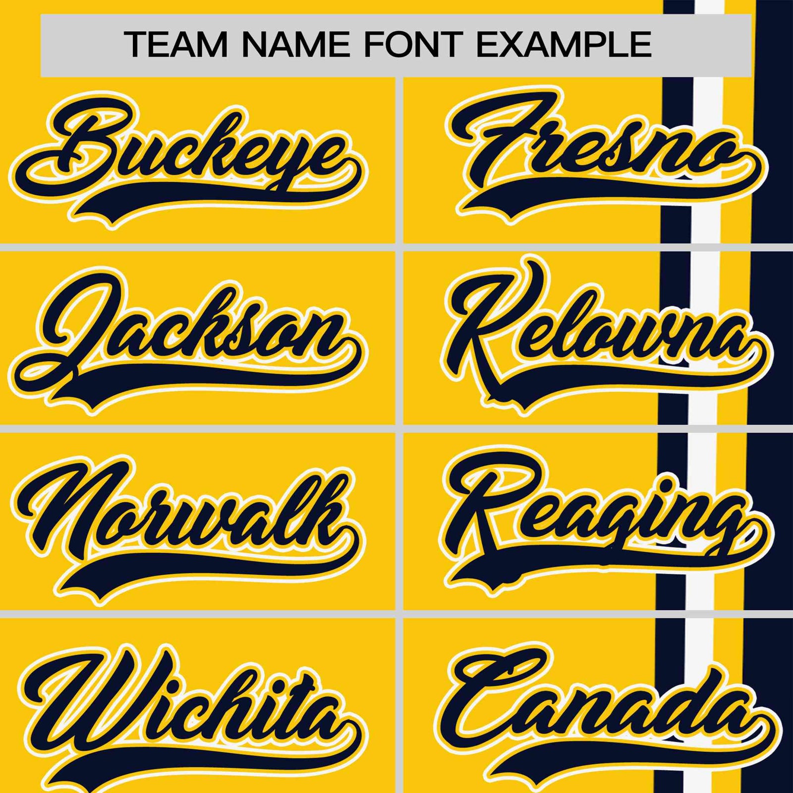 Custom Gold-01 Navy-White Crew neck Color Contrast Design T-Shirts