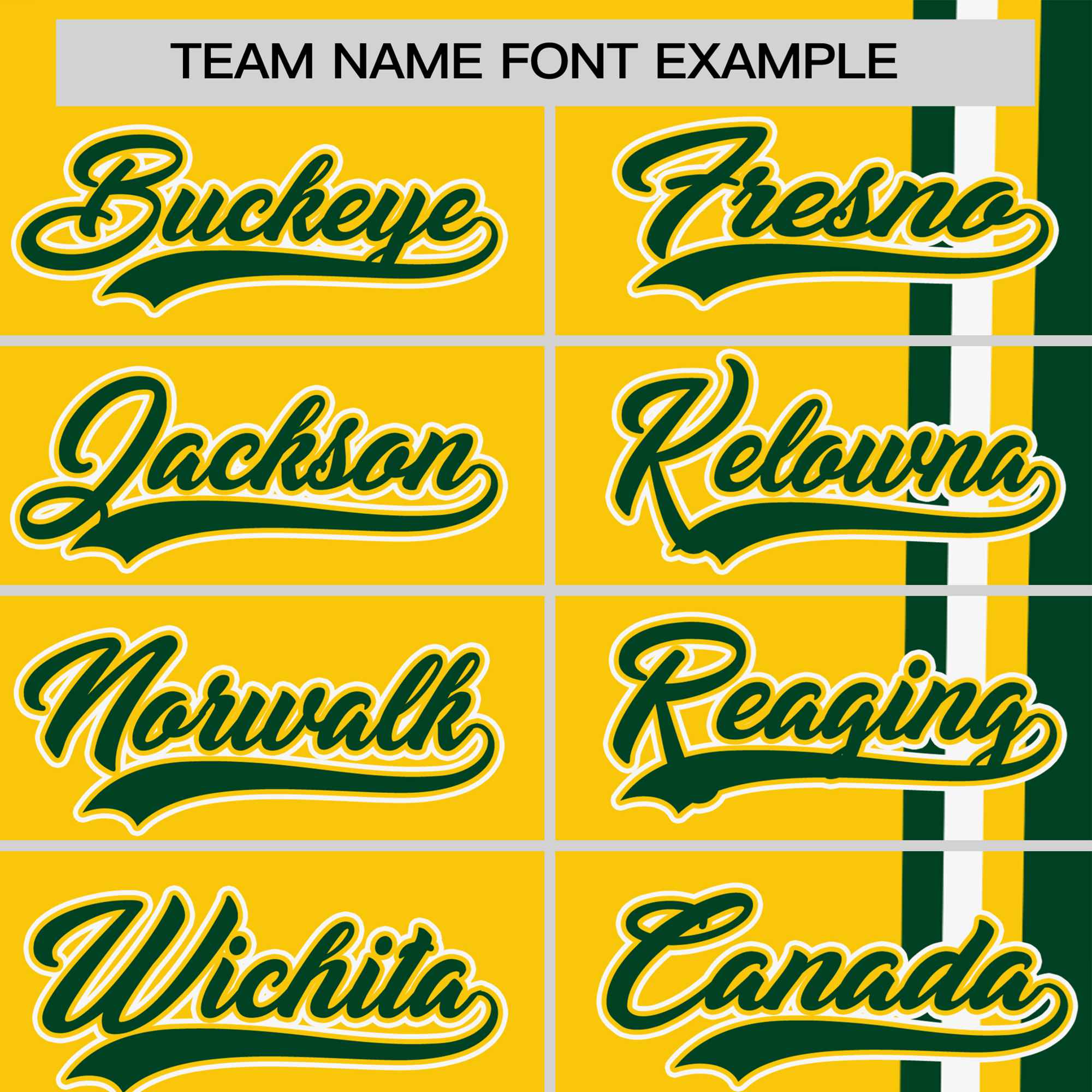 Custom Gold-01 Green-White Crew neck Color Contrast Design T-Shirts