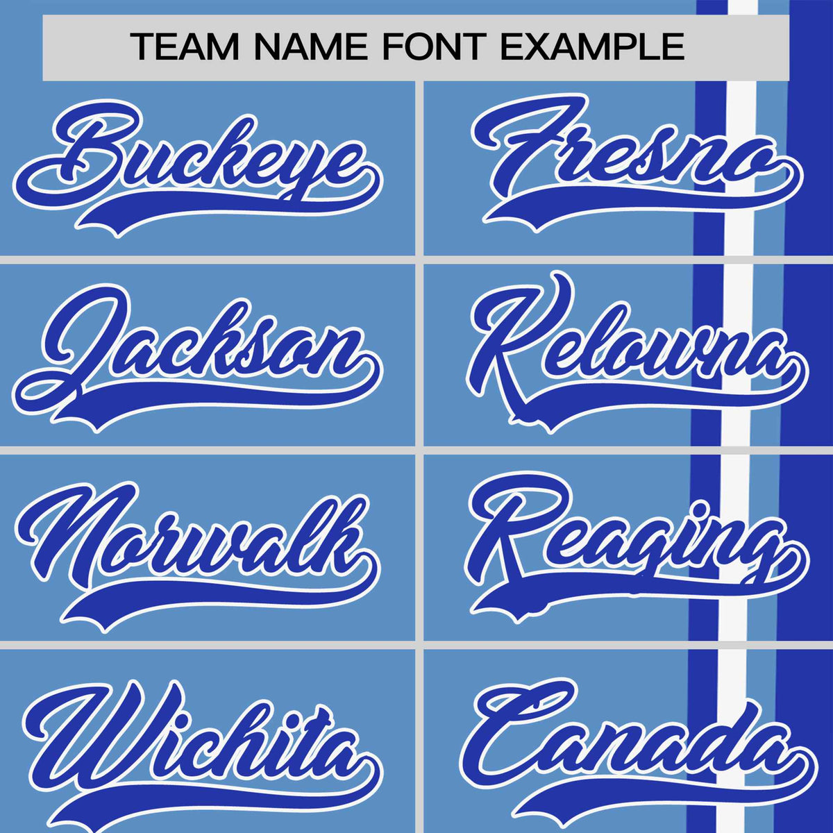 Custom Powder Blue Royal Blue-White Crew neck Color Contrast Design T-Shirts