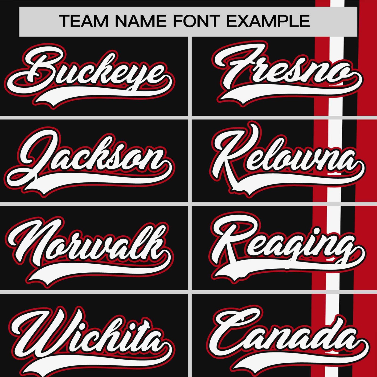 Custom Black Red-White Crew neck Color Contrast Design T-Shirts